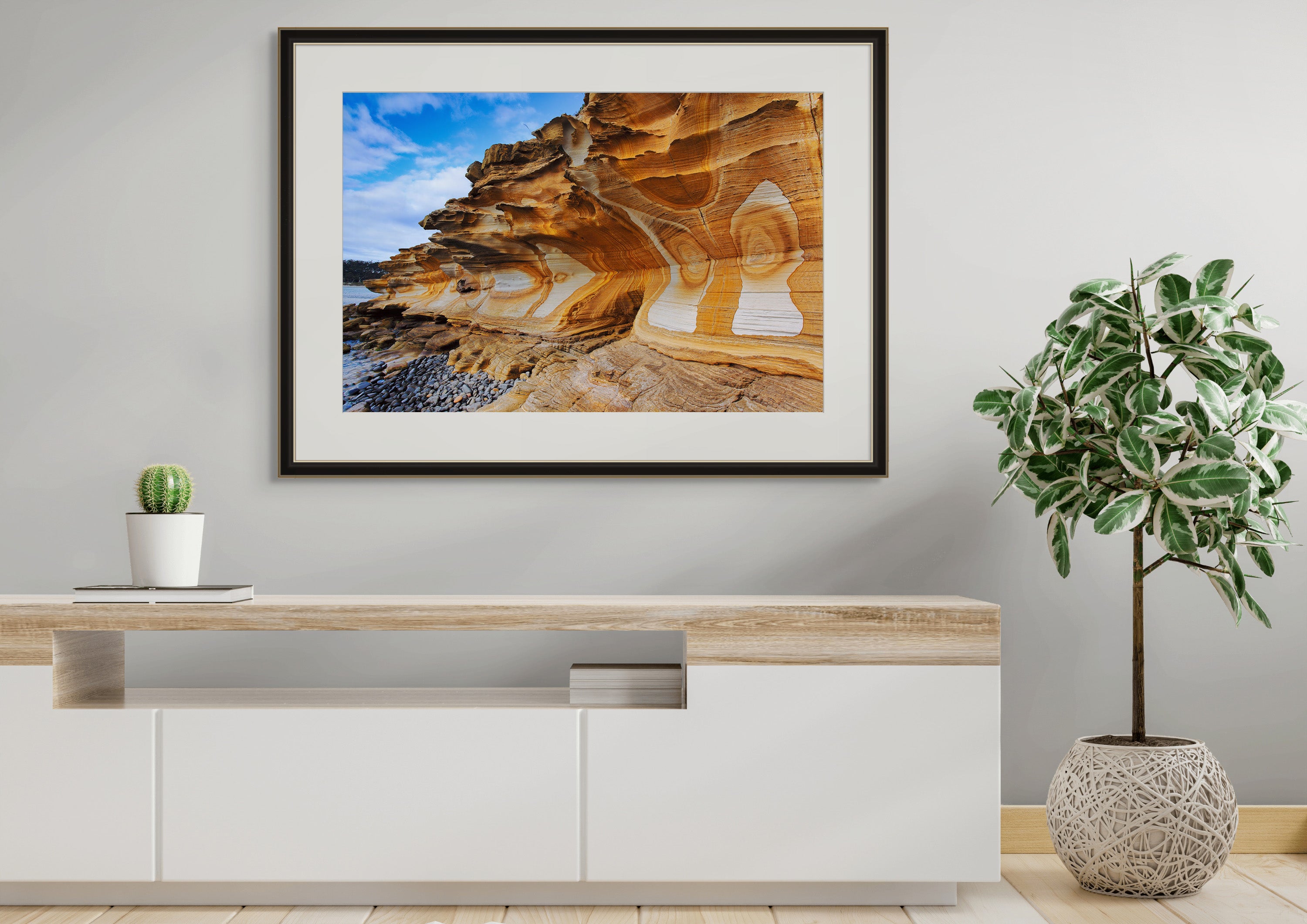 Painted Cliffs, Maria Island National Park by Dennis Harding