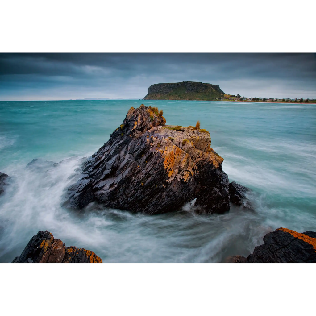 Storm, The Nut, Stanley, Tasmania by Dennis Harding