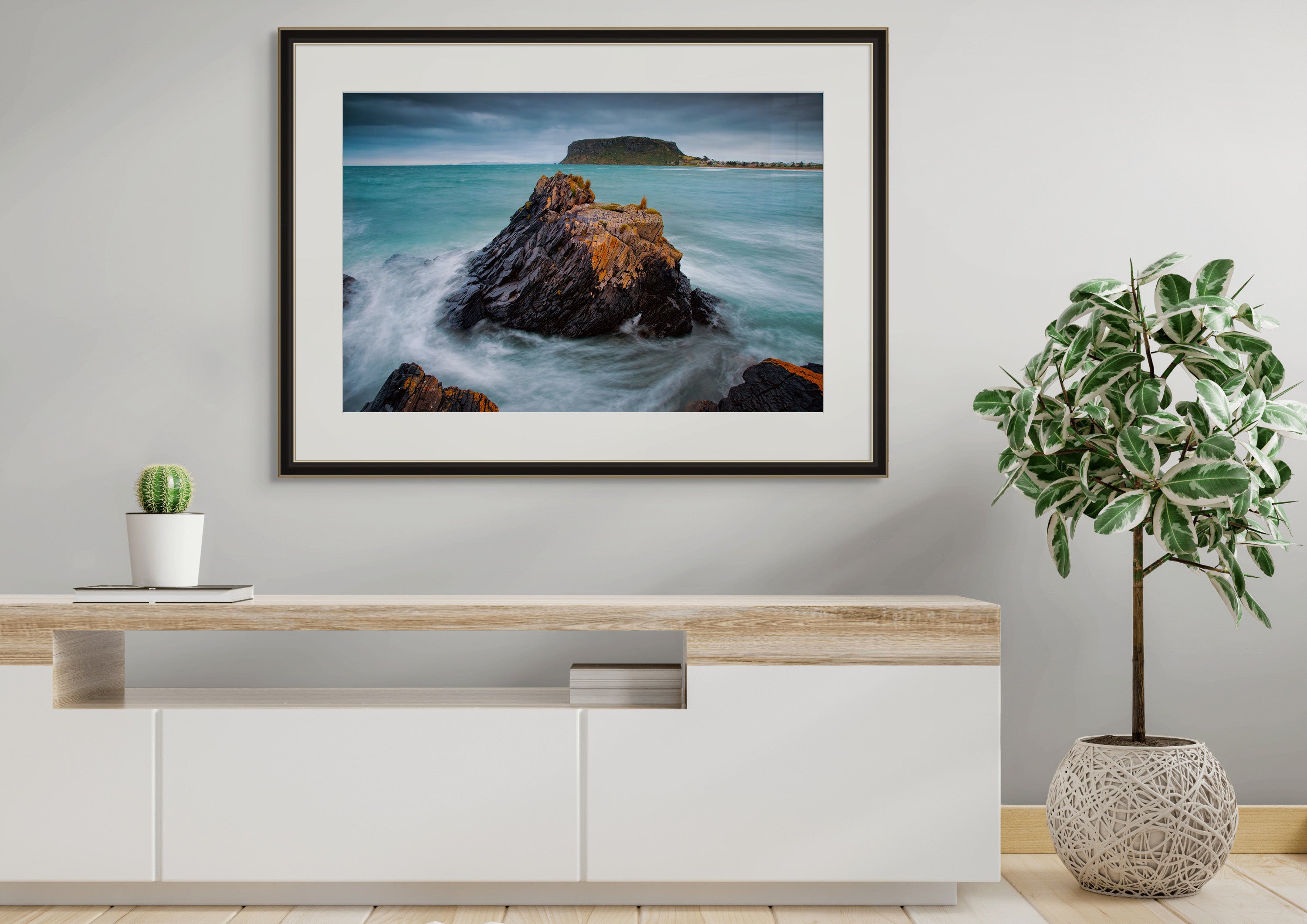 Storm, The Nut, Stanley, Tasmania by Dennis Harding