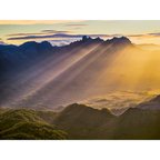 Sunbeams over the Old River  by Martin Hawes