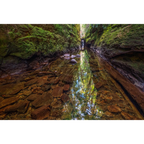 Gorge with chockstone by Martin Hawes