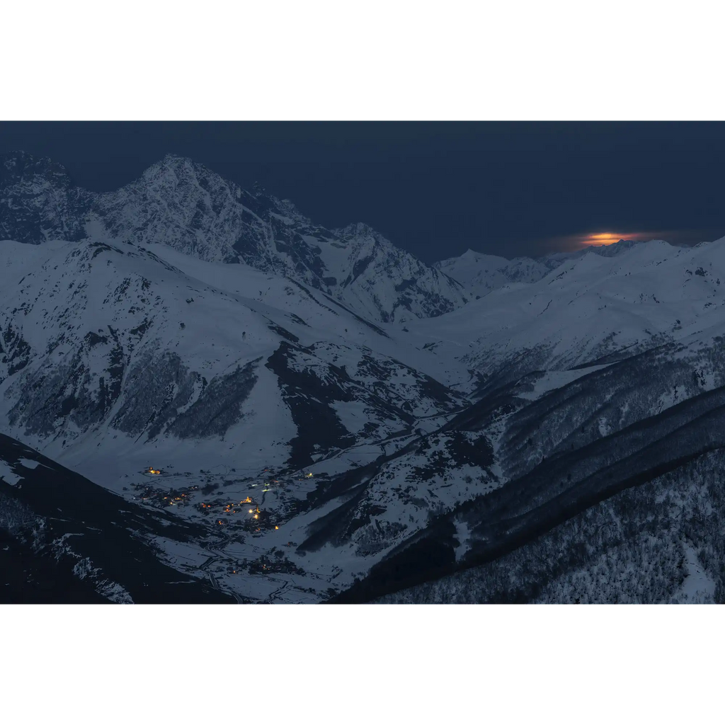 Alpine village by Martin Hawes