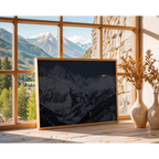 Alpine village by Martin Hawes