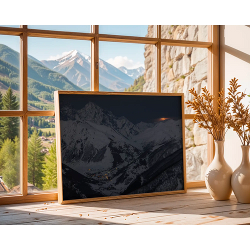 Alpine village by Martin Hawes