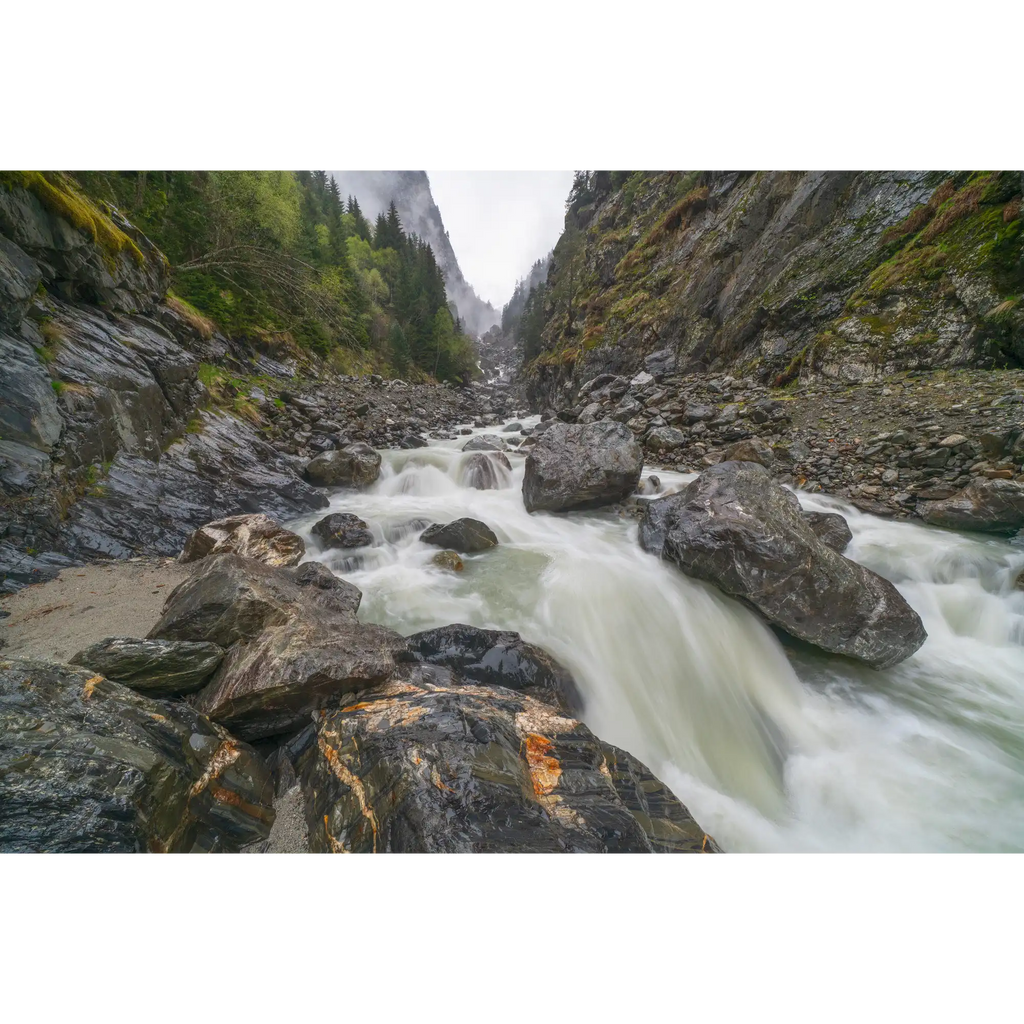 Gorge on the Tviberi River by Martin Hawes