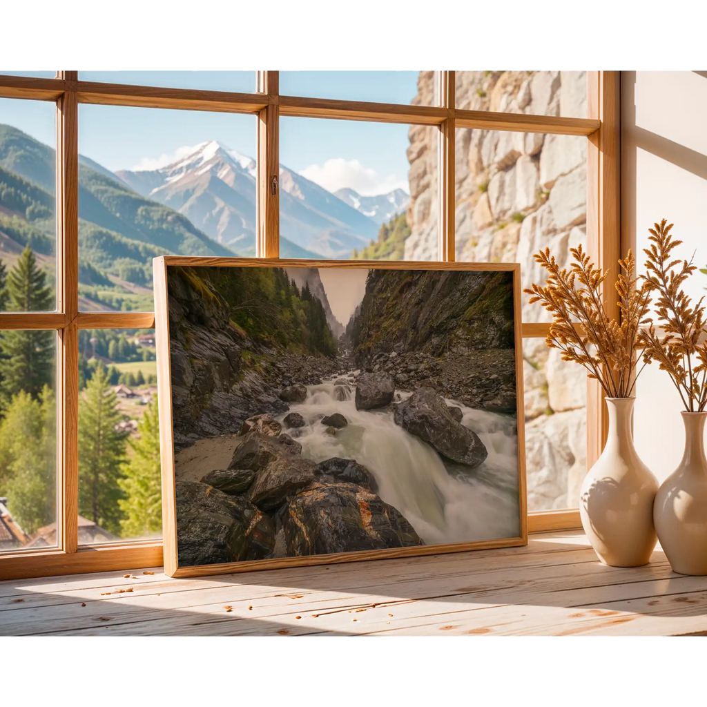 Gorge on the Tviberi River by Martin Hawes