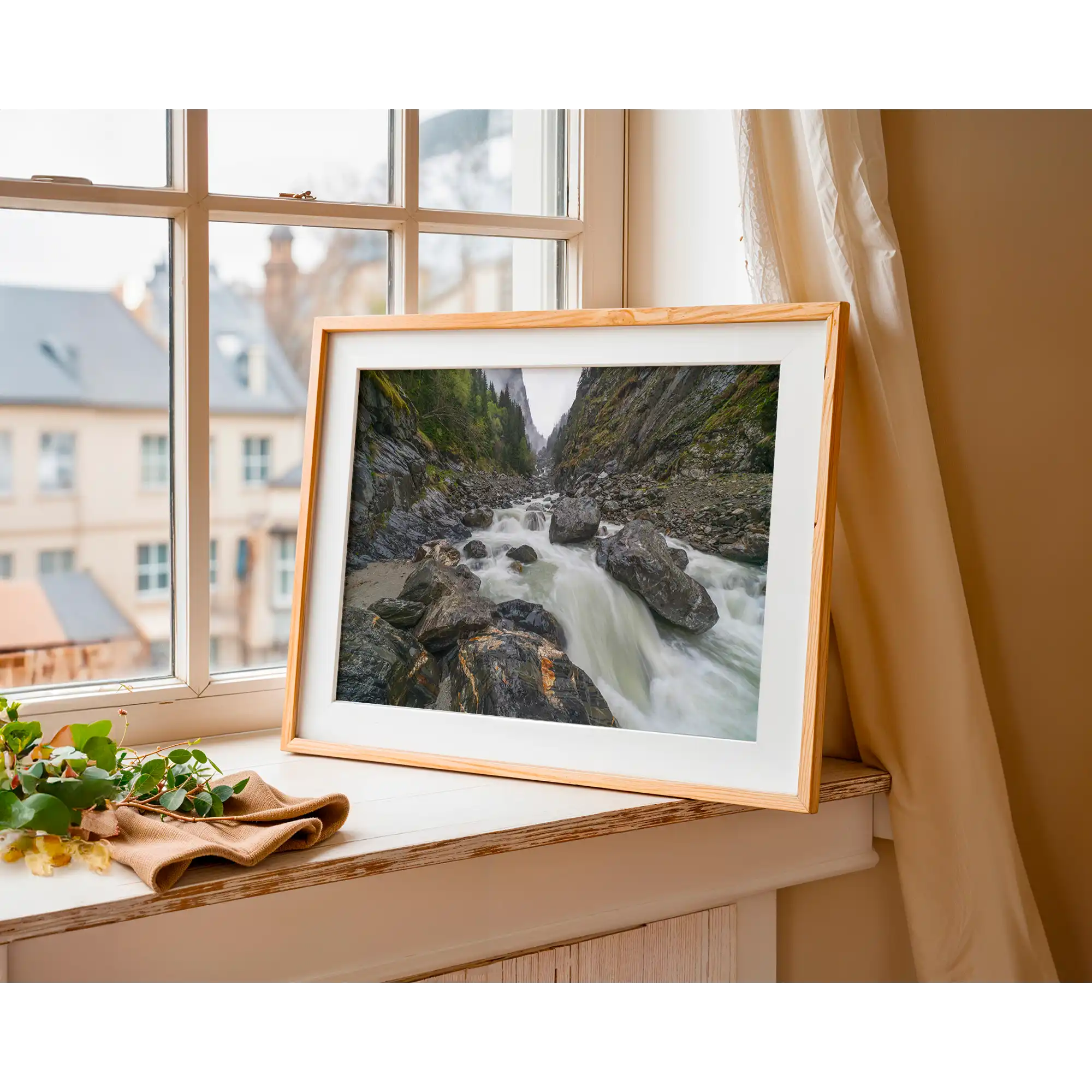 Gorge on the Tviberi River by Martin Hawes