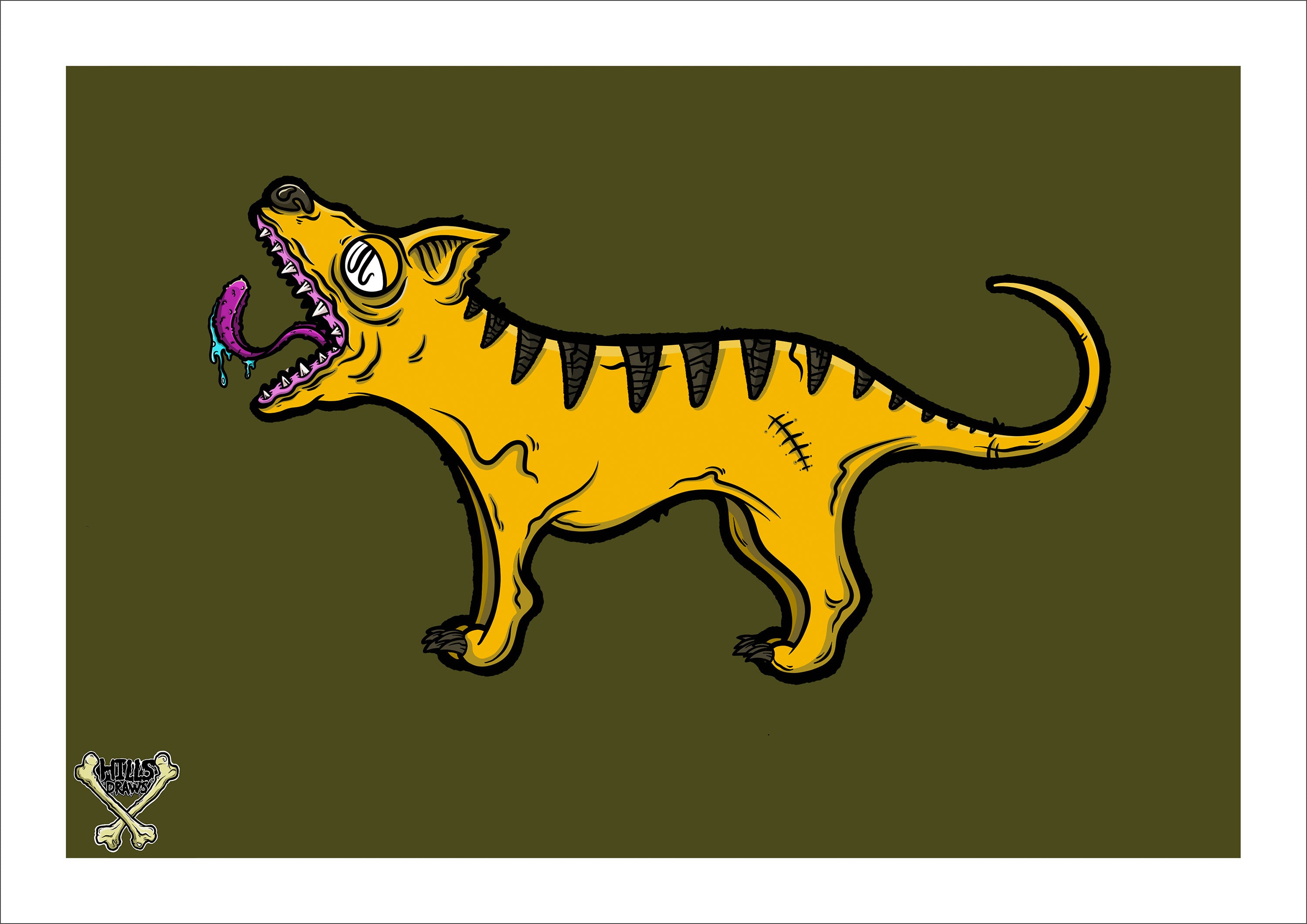 Thylacine By Nick Hills