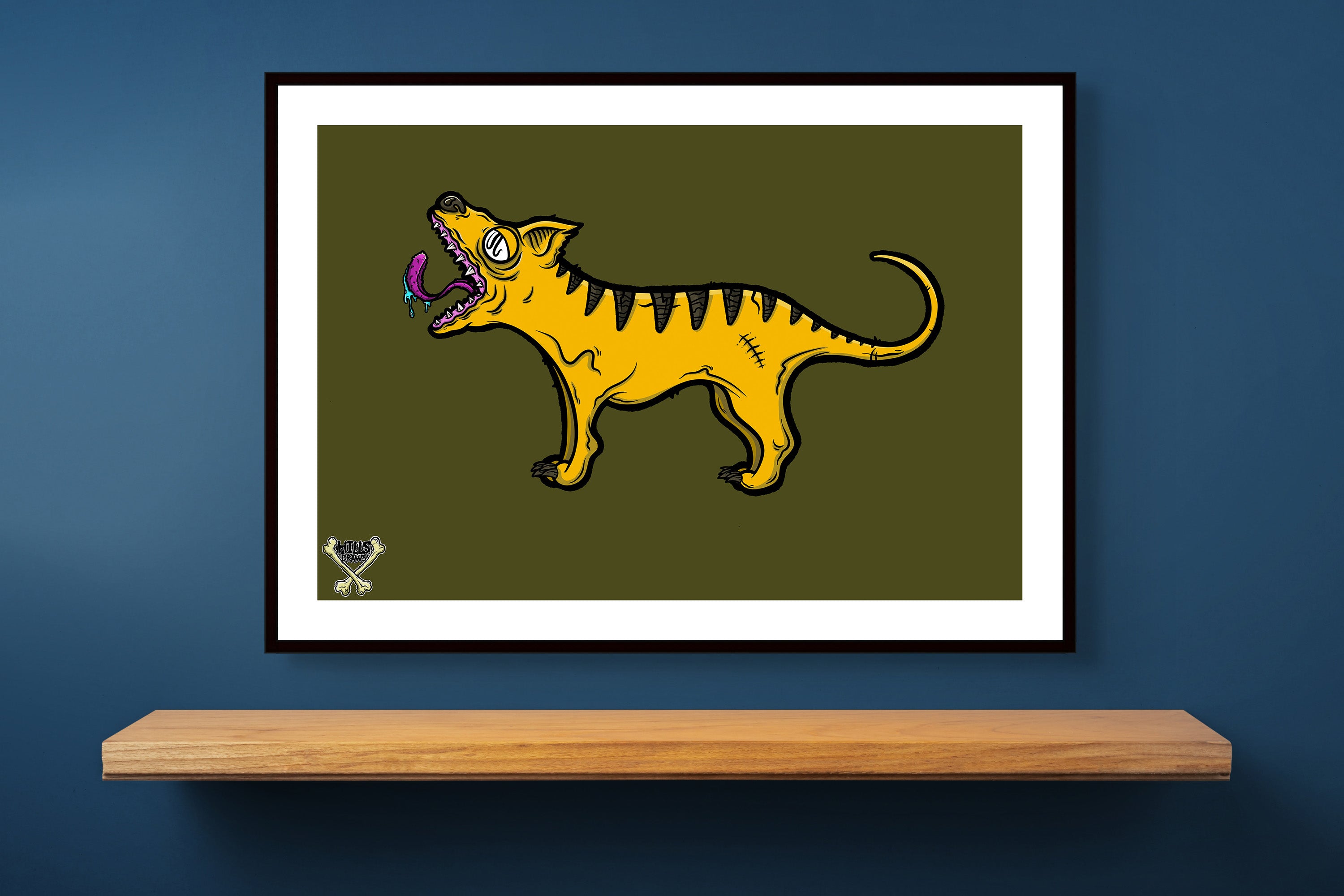 Thylacine By Nick Hills