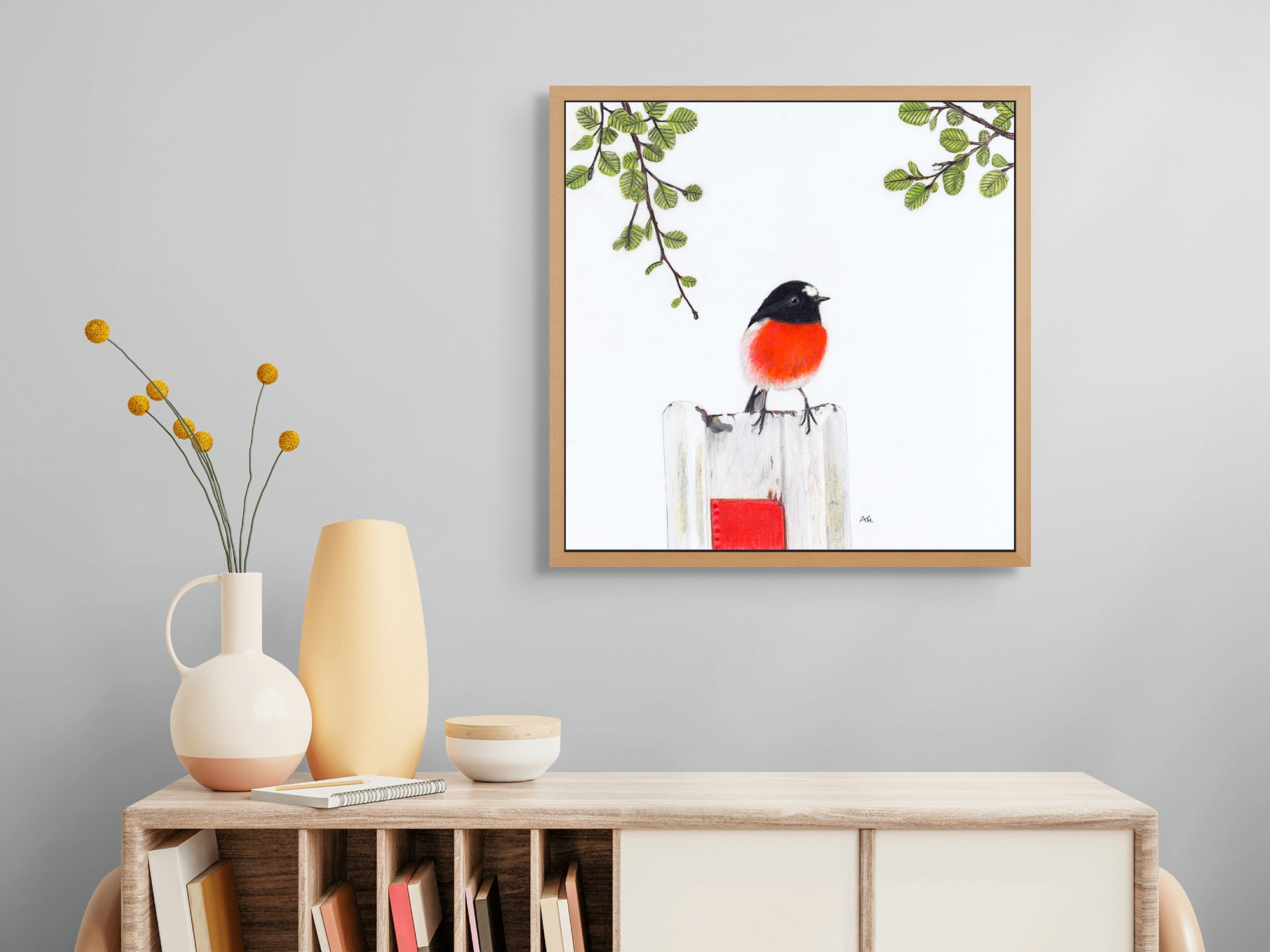 Scarlet Robin - A Guide to Happiness by Andy Hoggins