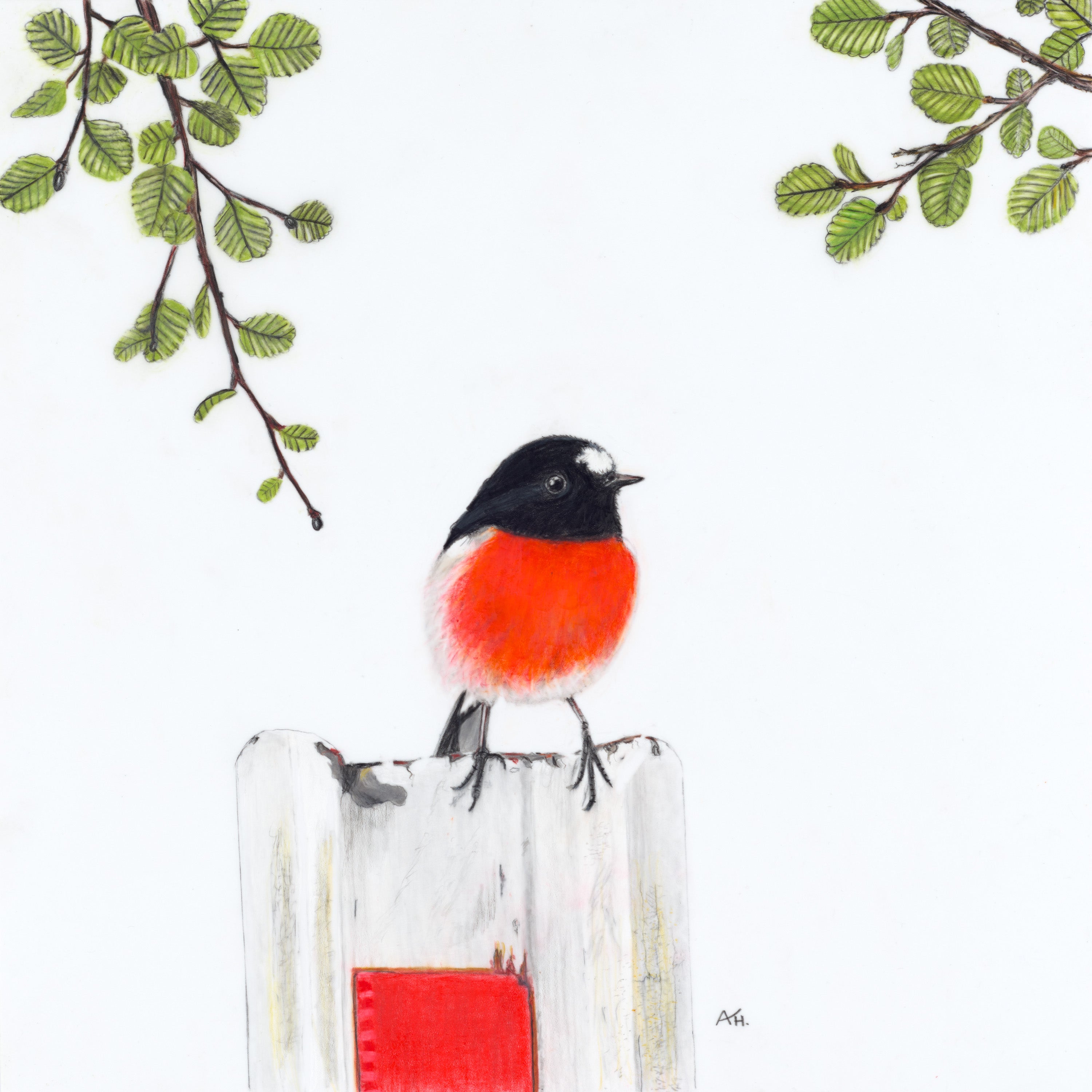 Scarlet Robin - A Guide to Happiness by Andy Hoggins