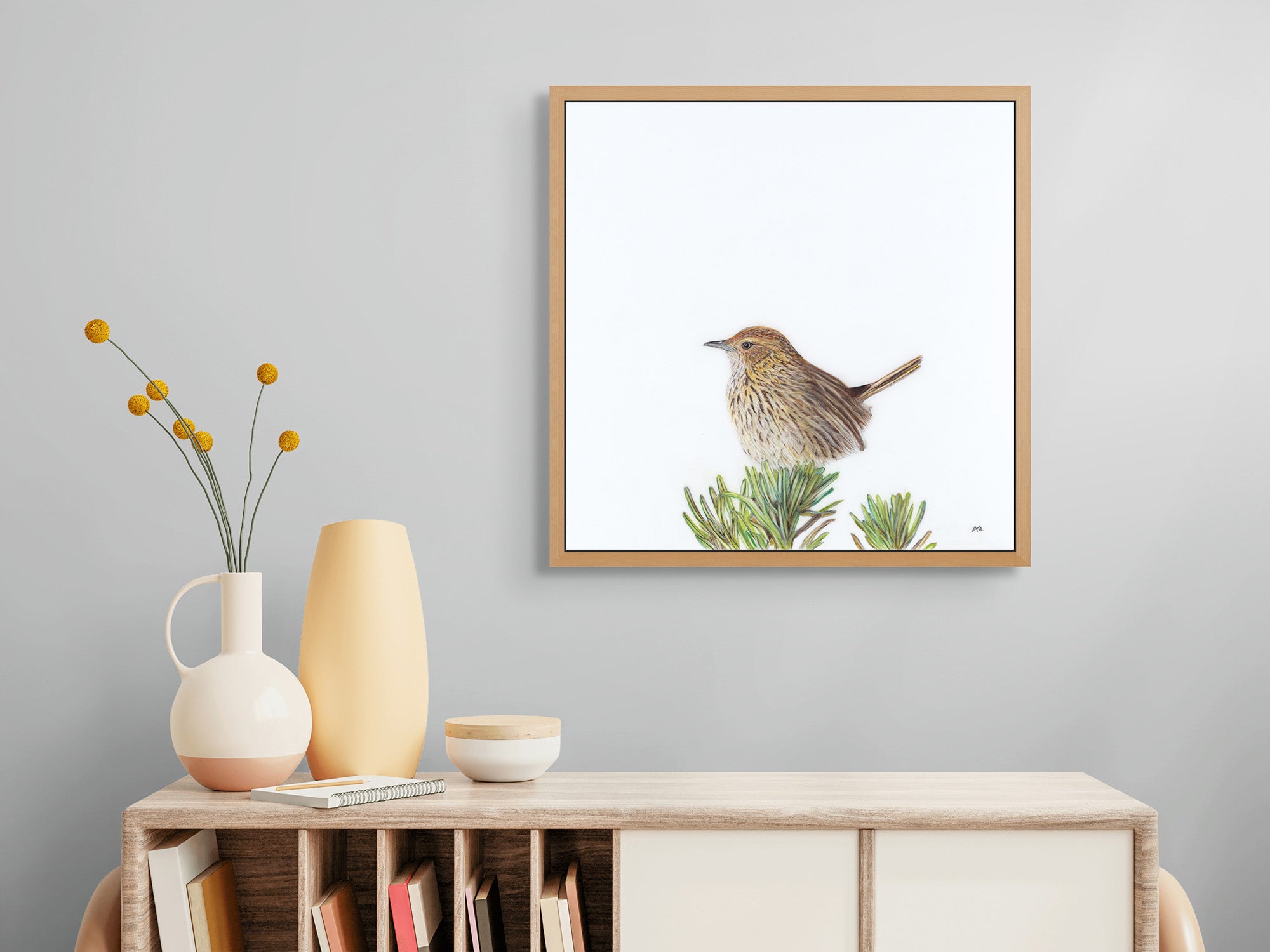 Striated Field Wren - Out of Sight, Out of Mind by Andy Hoggins