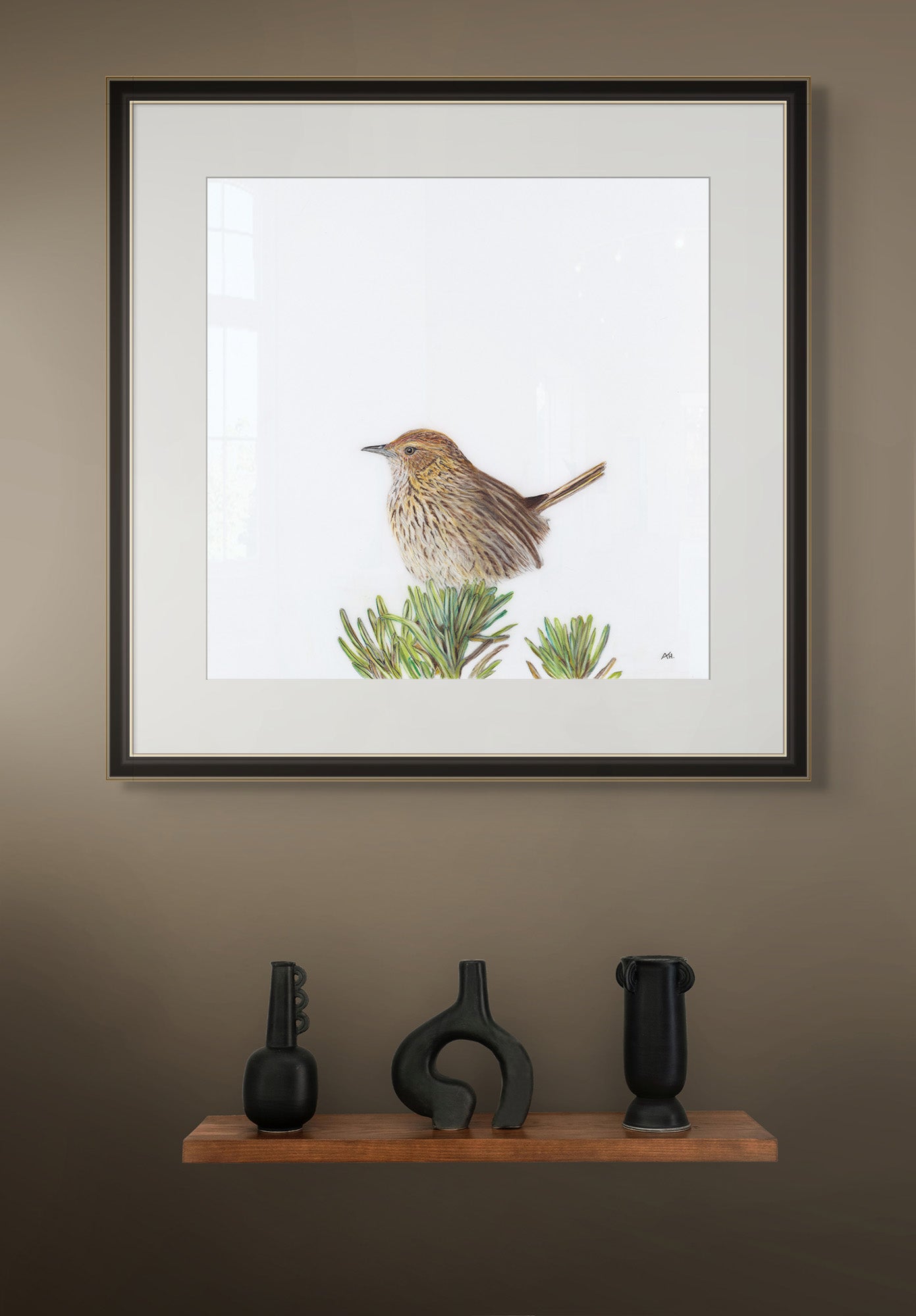 Striated Field Wren - Out of Sight, Out of Mind by Andy Hoggins