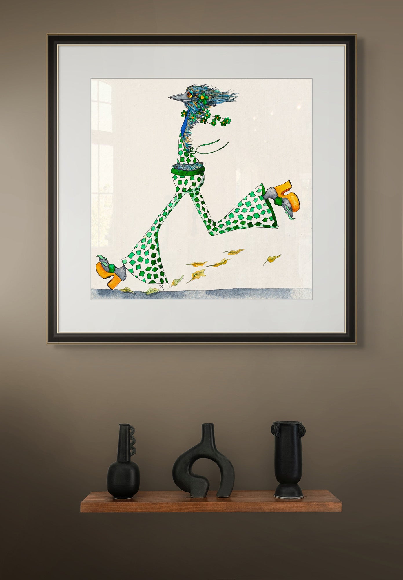 Op-Shopping Emu: Walking with Flair by Patricia Hopwood-Wade