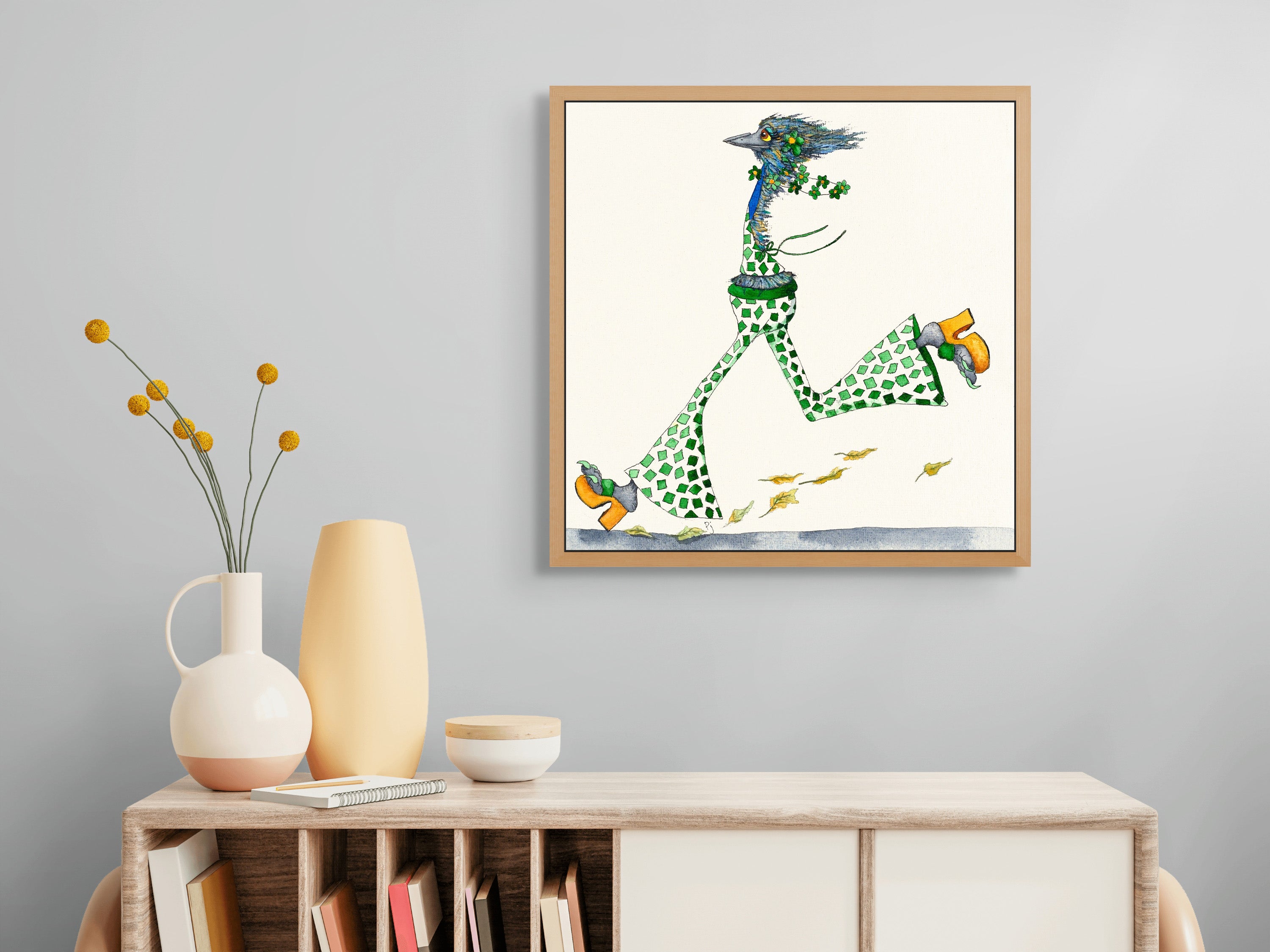 Op-Shopping Emu: Walking with Flair by Patricia Hopwood-Wade