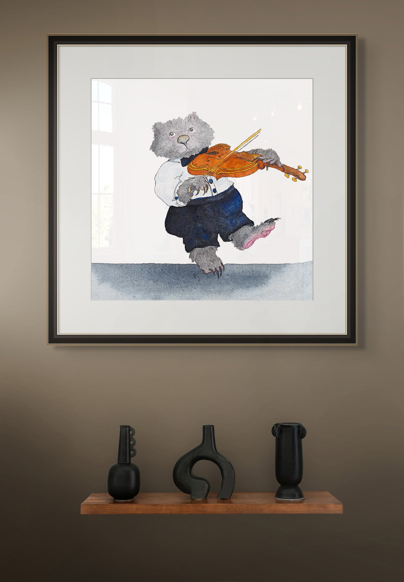 Wombat Rhapsody by Patricia Hopwood-Wade