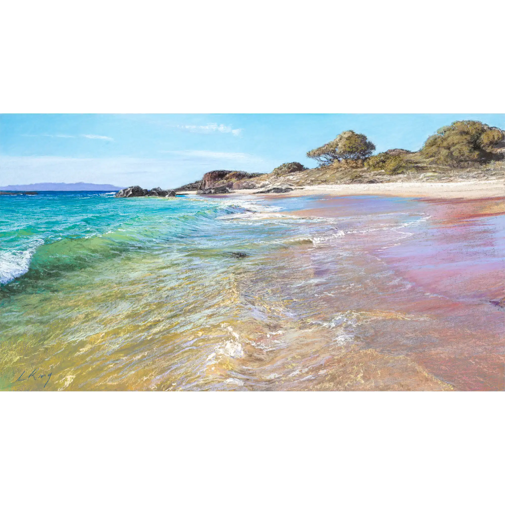 Spiky Beach Pastel by Laurence King