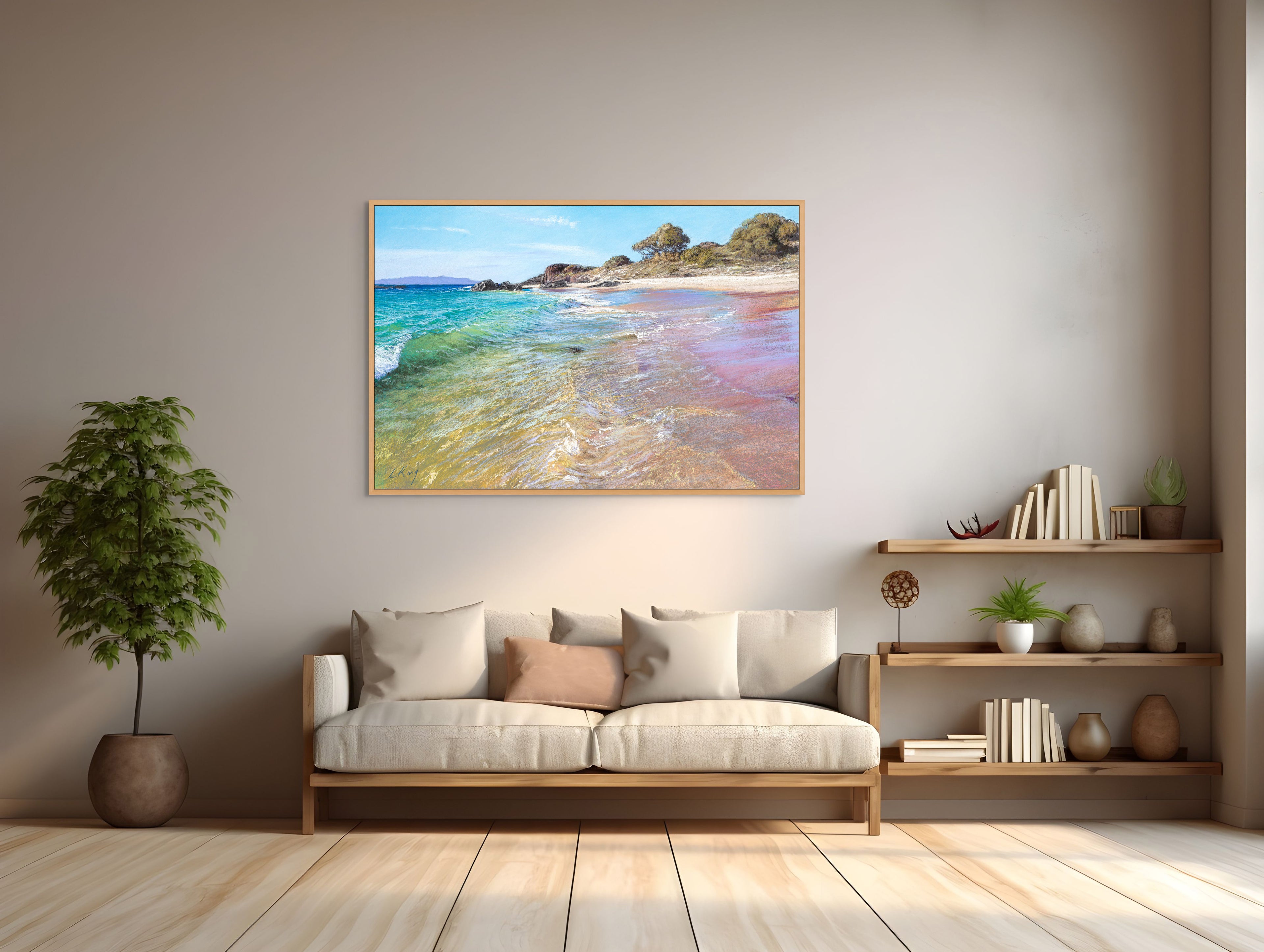 Spiky Beach Pastel by Laurence King