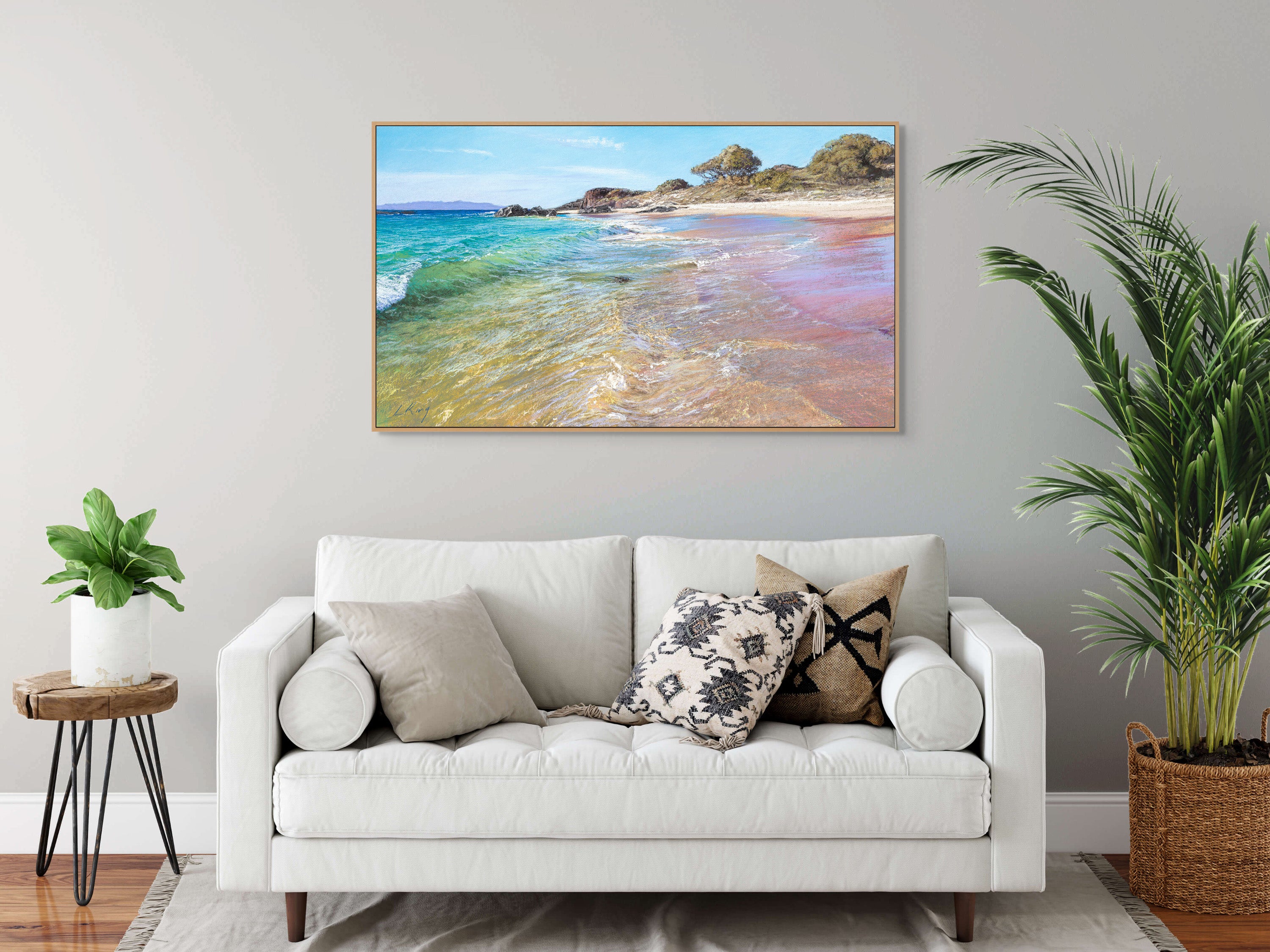 Spiky Beach Pastel by Laurence King