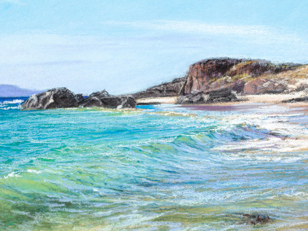 Spiky Beach Pastel by Laurence King