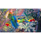 Four Rosellas by Laurence King