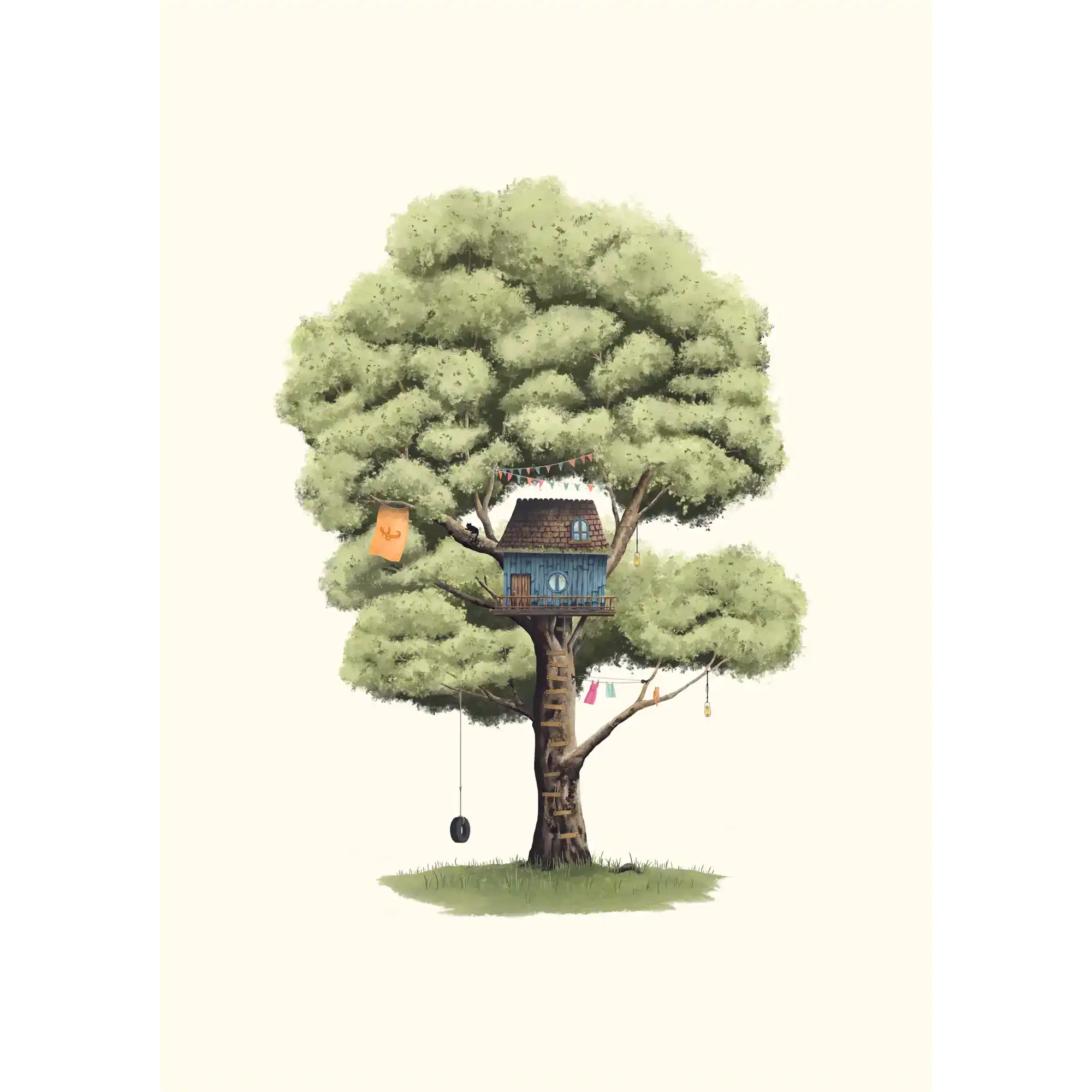 Tyre Swing by Sam Lyne