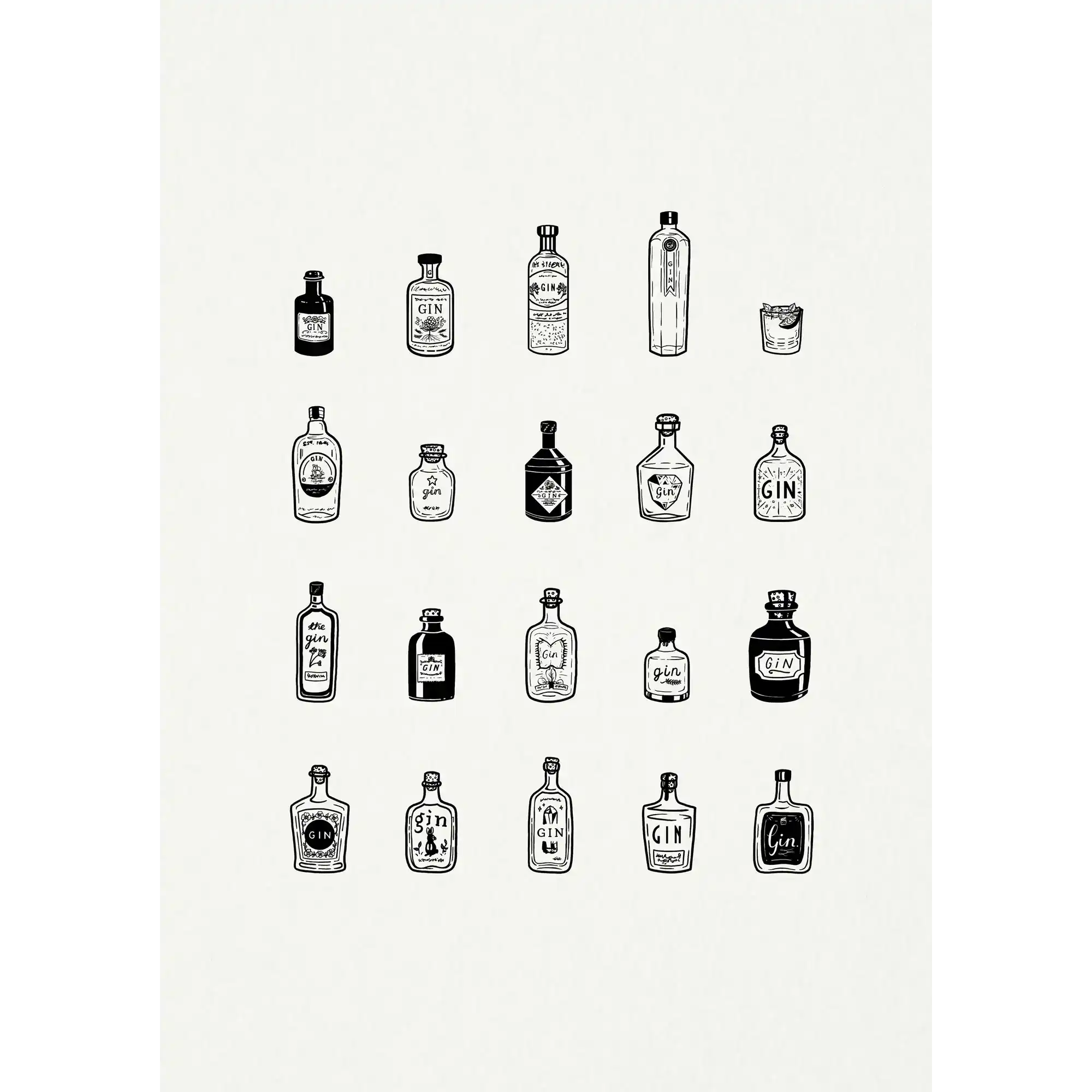 Lil' Gins by Sam Lyne