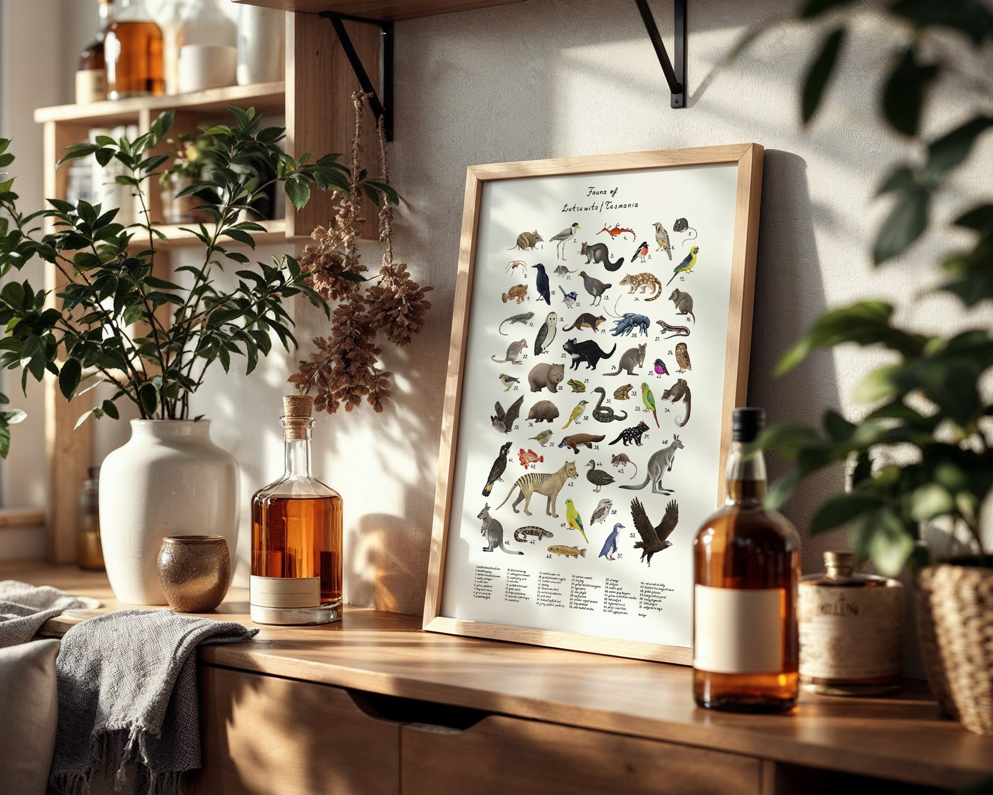 fauna of Lutruwita/tasmania  by Sam Lyne