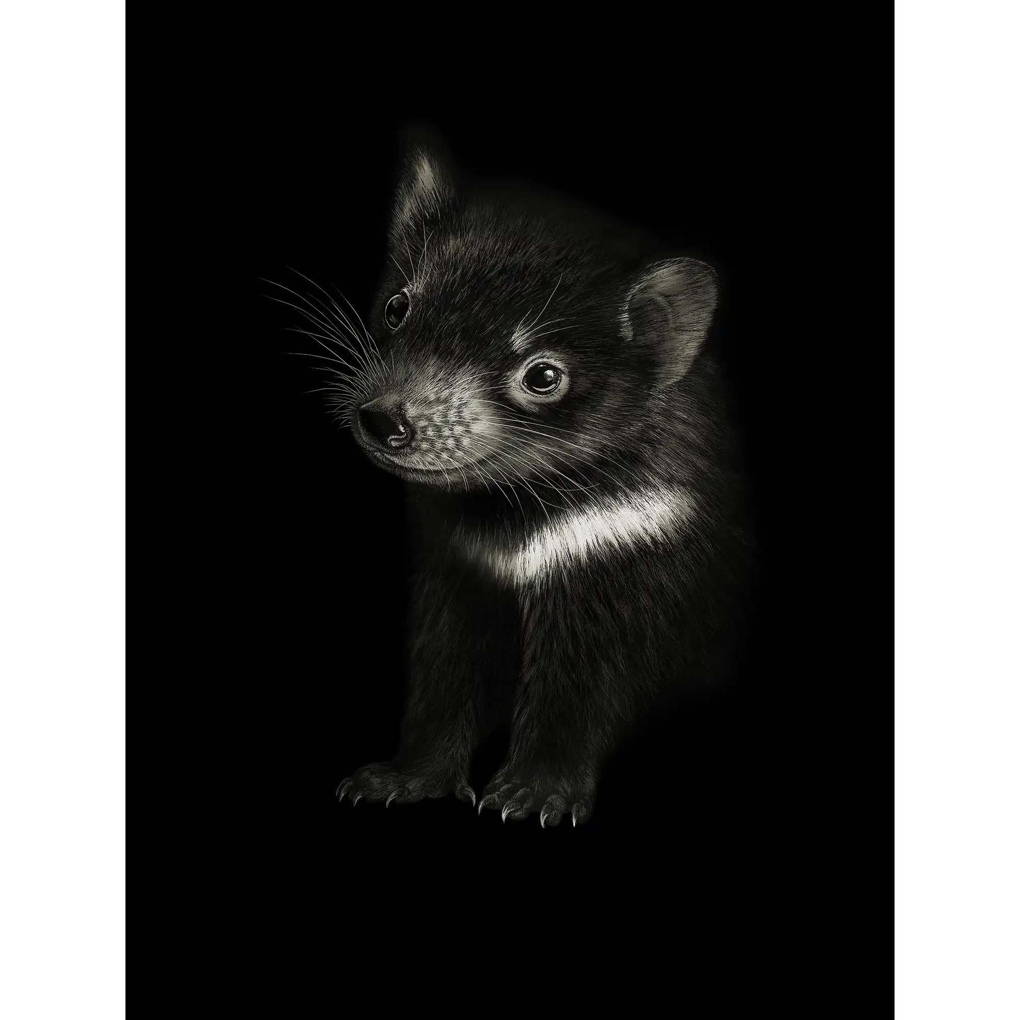 Tasmanian Devil (Sarcophilus harrisii) by Rebecca Robinson