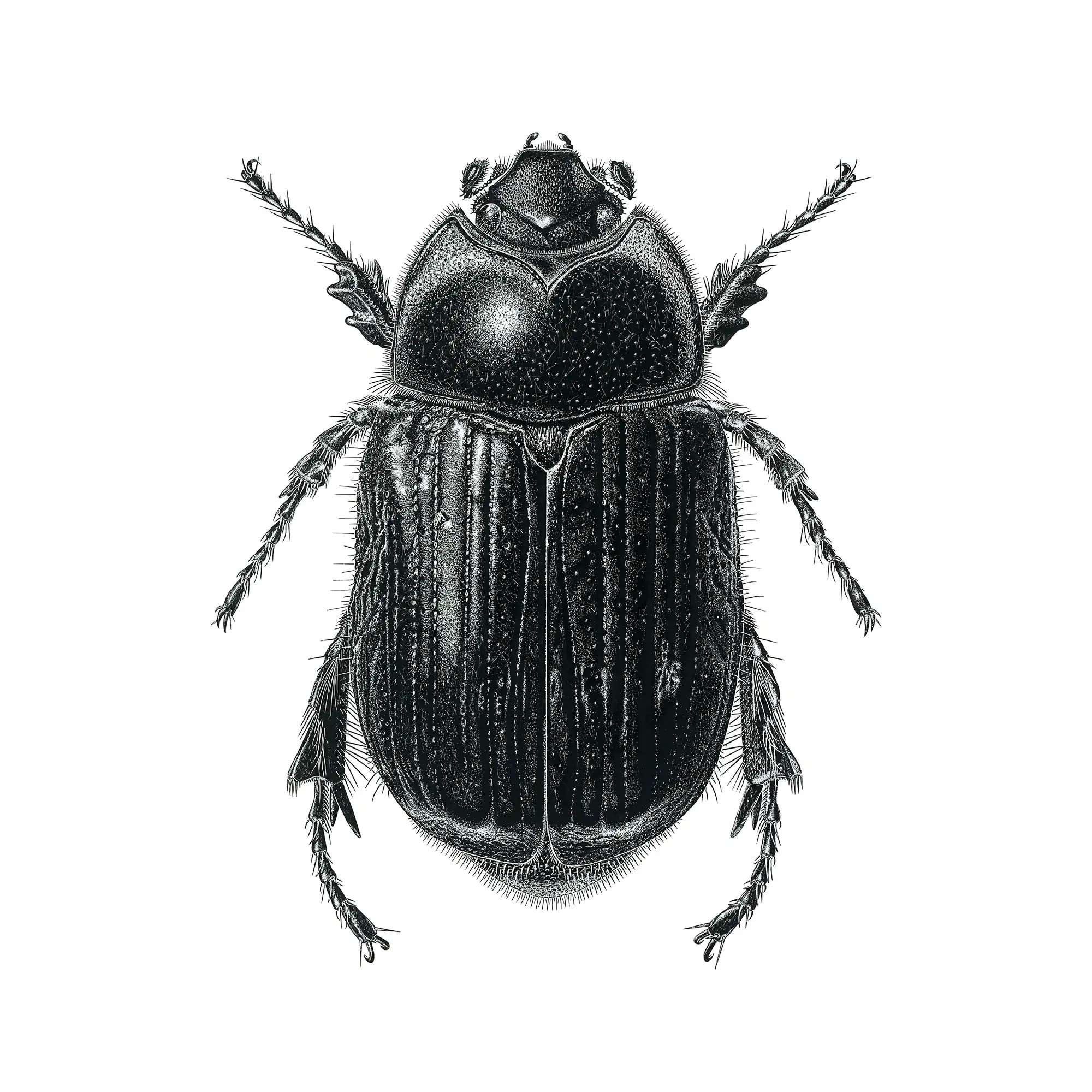 Scarab Beetle (Scarabaeidae spp.) by Rebecca Robinson