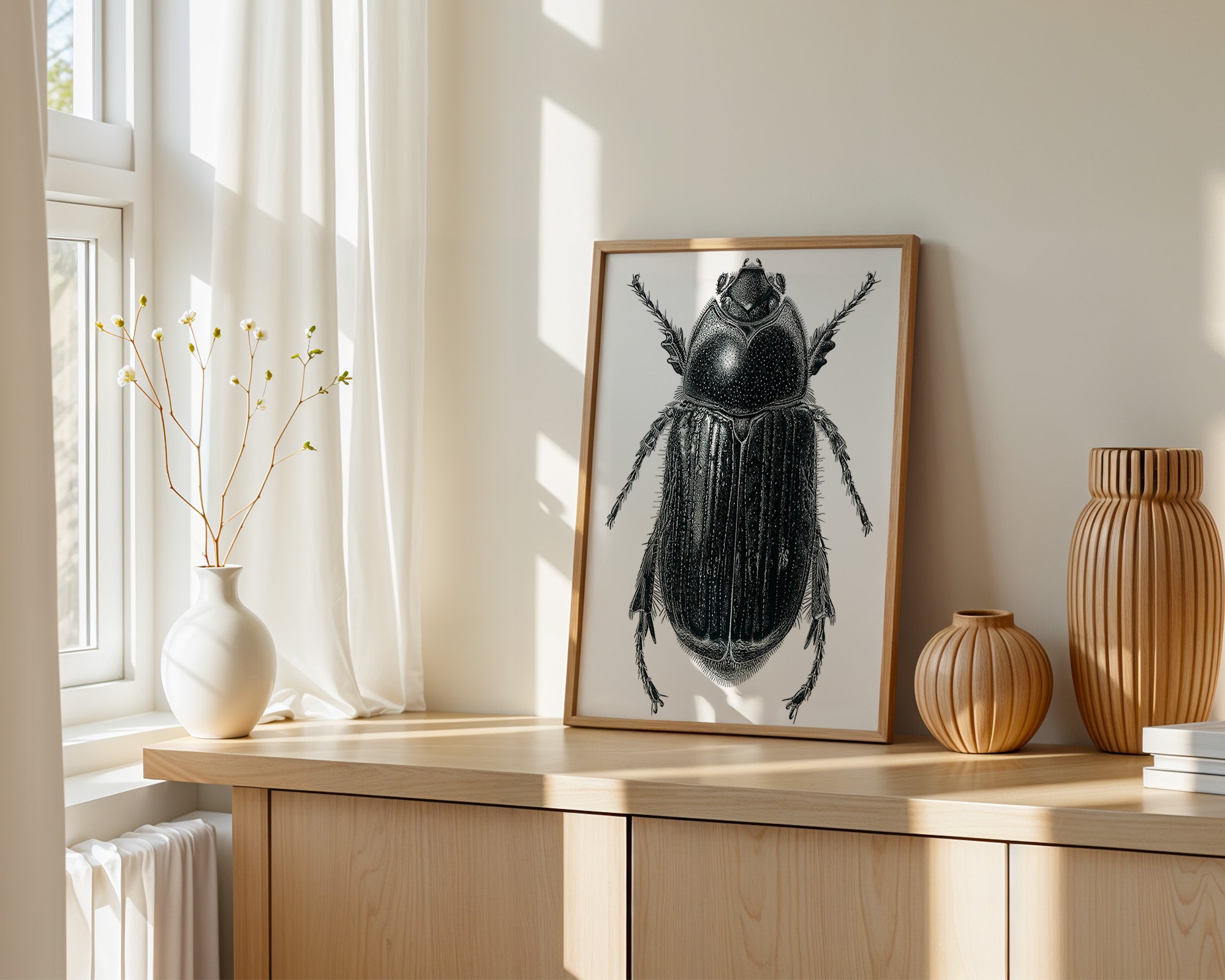 Scarab Beetle (Scarabaeidae spp.) by Rebecca Robinson