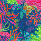 Intertidal Blue Light Disco by Kat Scarlet
