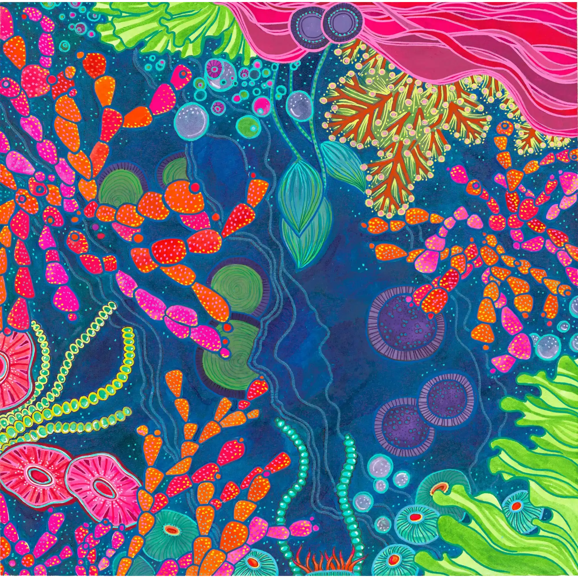 Intertidal Blue Light Disco by Kat Scarlet