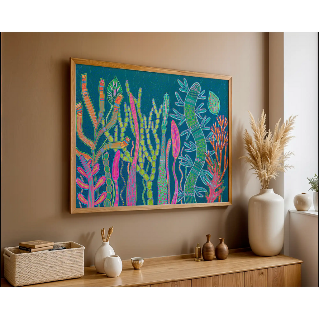 Intertidal Disco Pink by Kat Scarlet