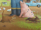 Piglet Juggling by Jim Stagg