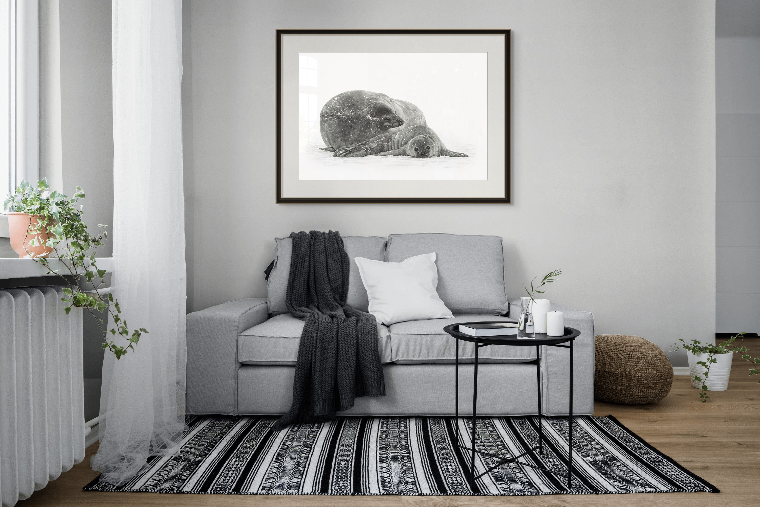 Weddell Seals by Mel Stanger