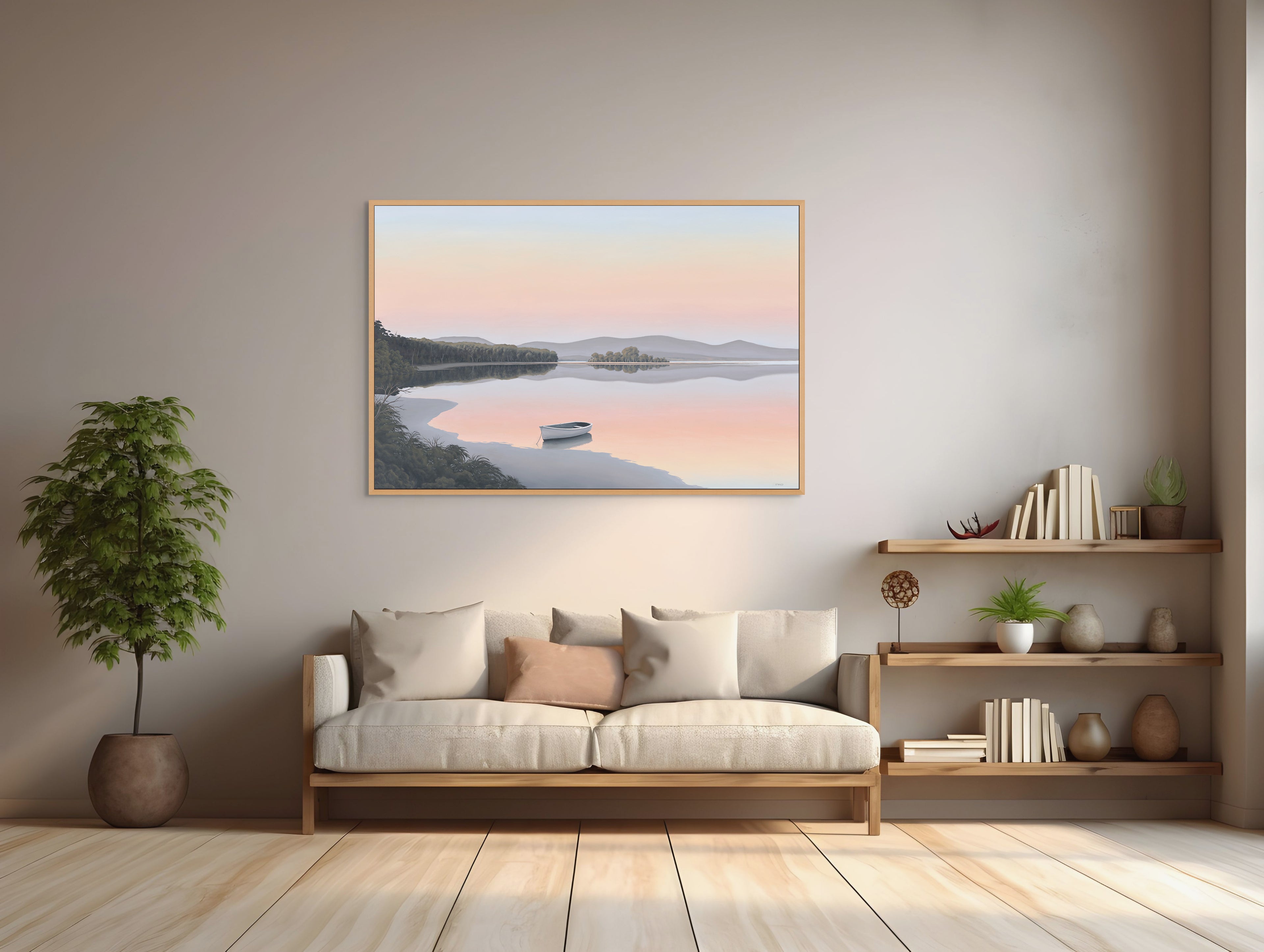 North Cloudy Bay Lagoon, Bruny Island by Richard Stanley