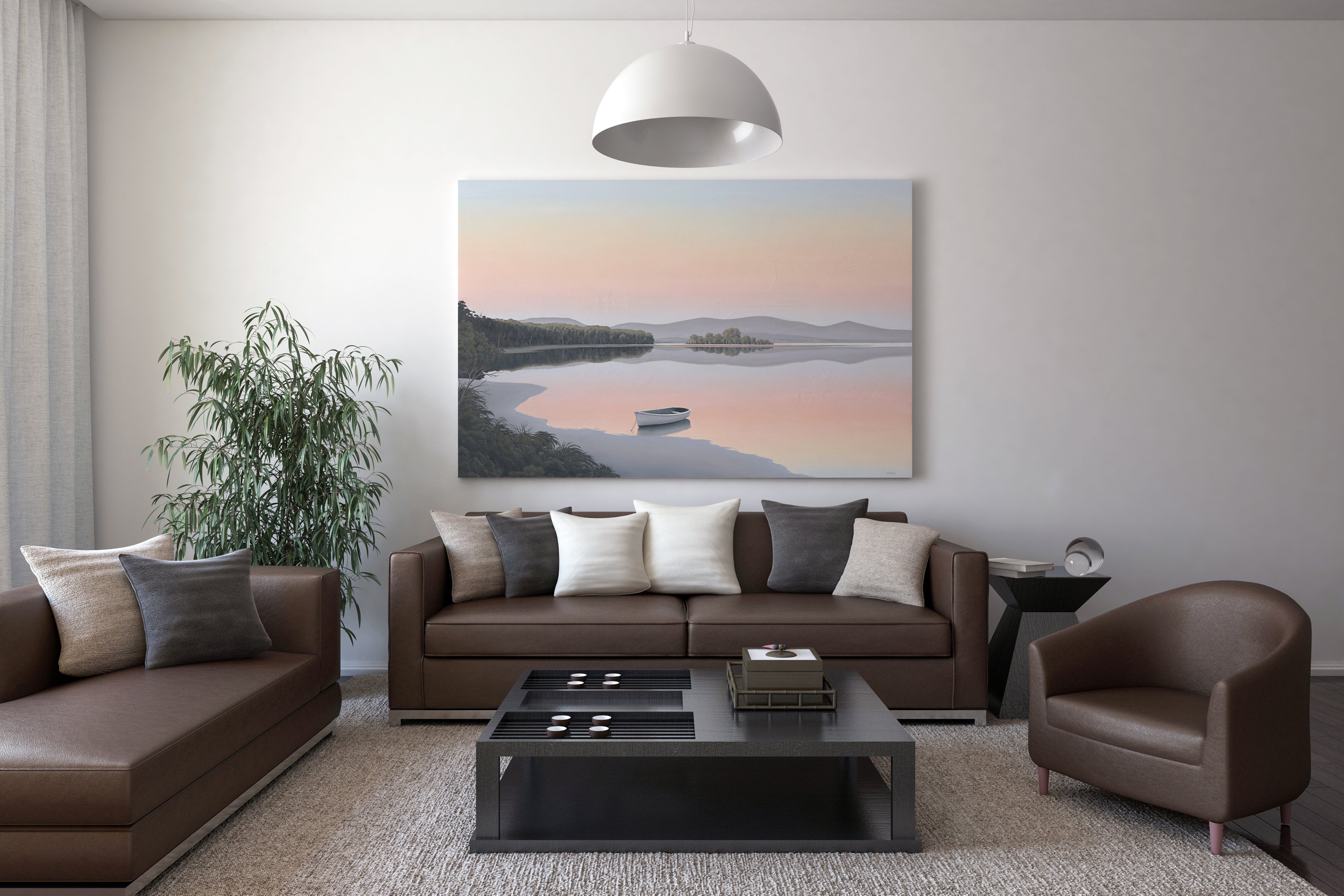 North Cloudy Bay Lagoon, Bruny Island by Richard Stanley