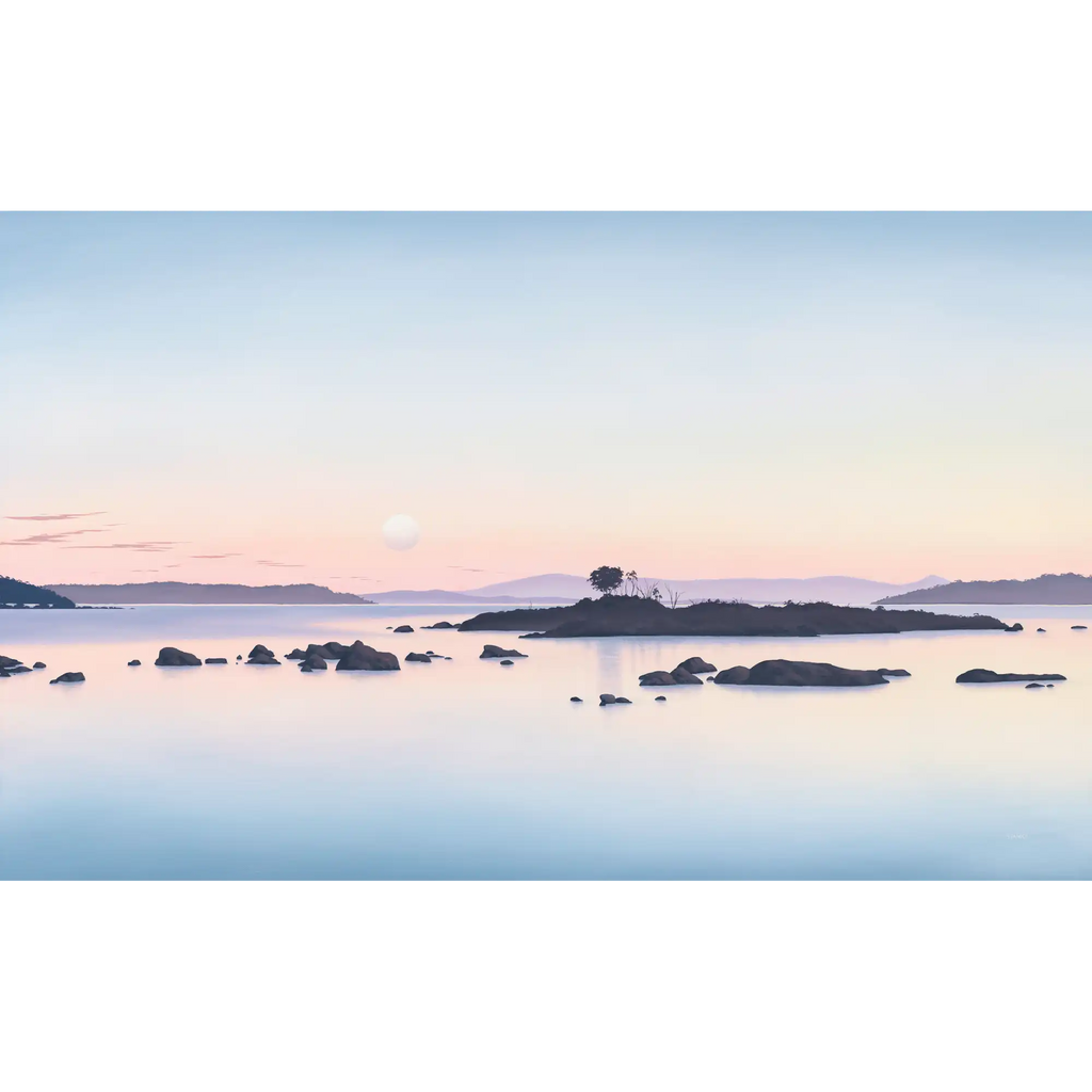 Super Moon Cockle Creek by Richard Stanley