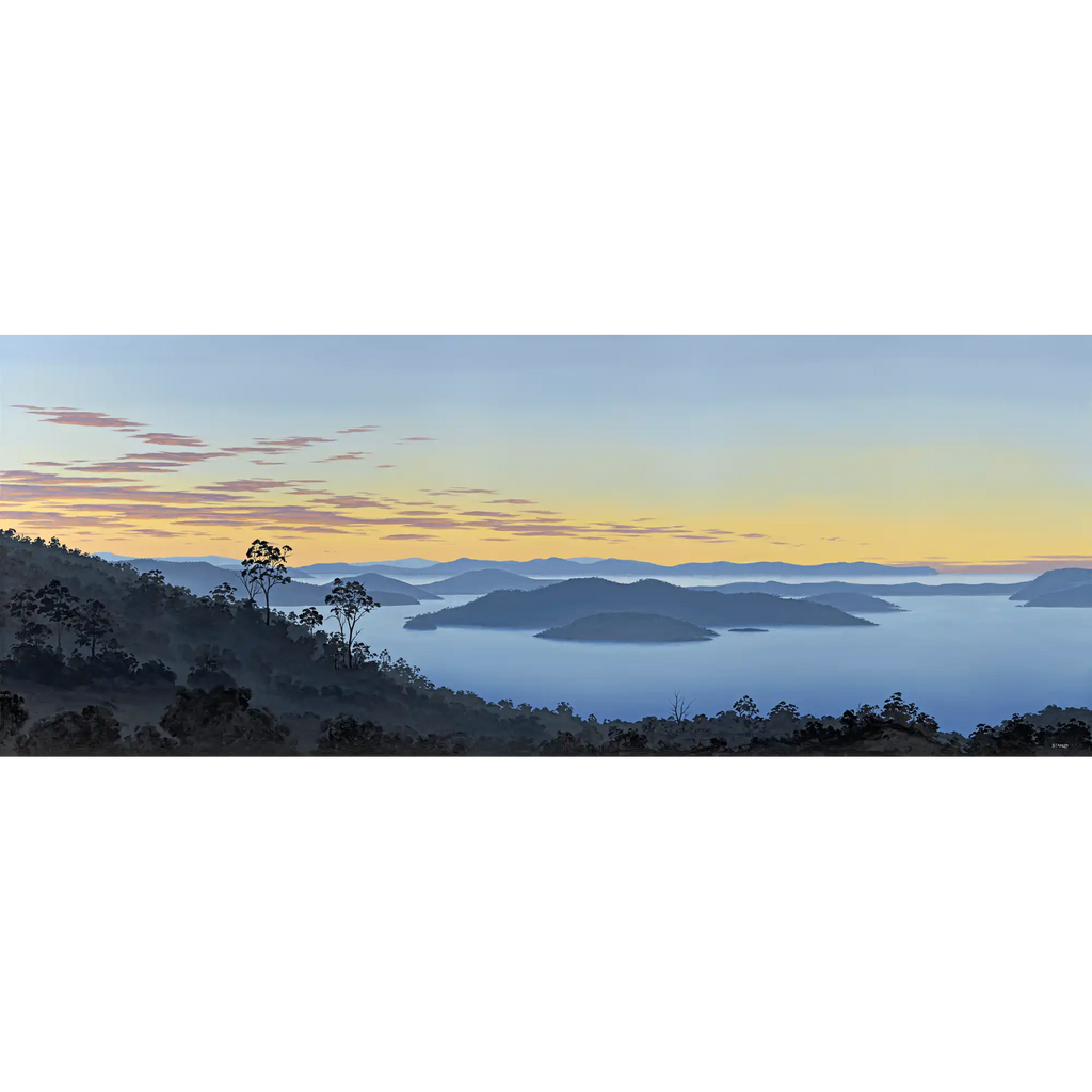 Bruny Island from Woodbridge Hill II  by Richard Stanley