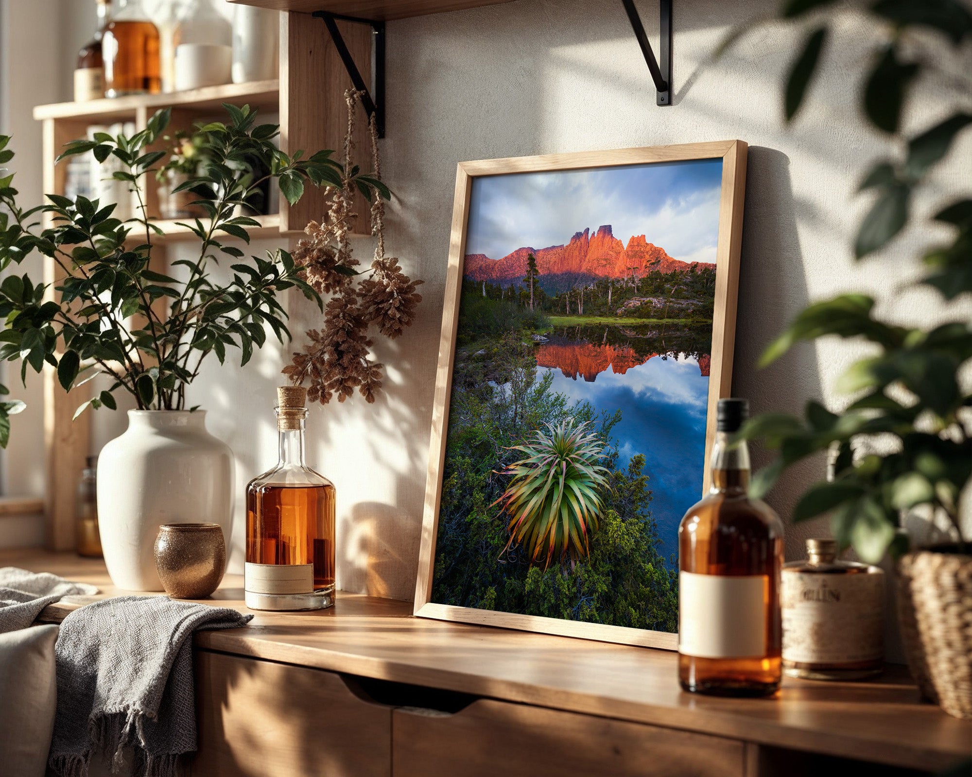 Pandani at the Pool of Memories by Luke Tscharke