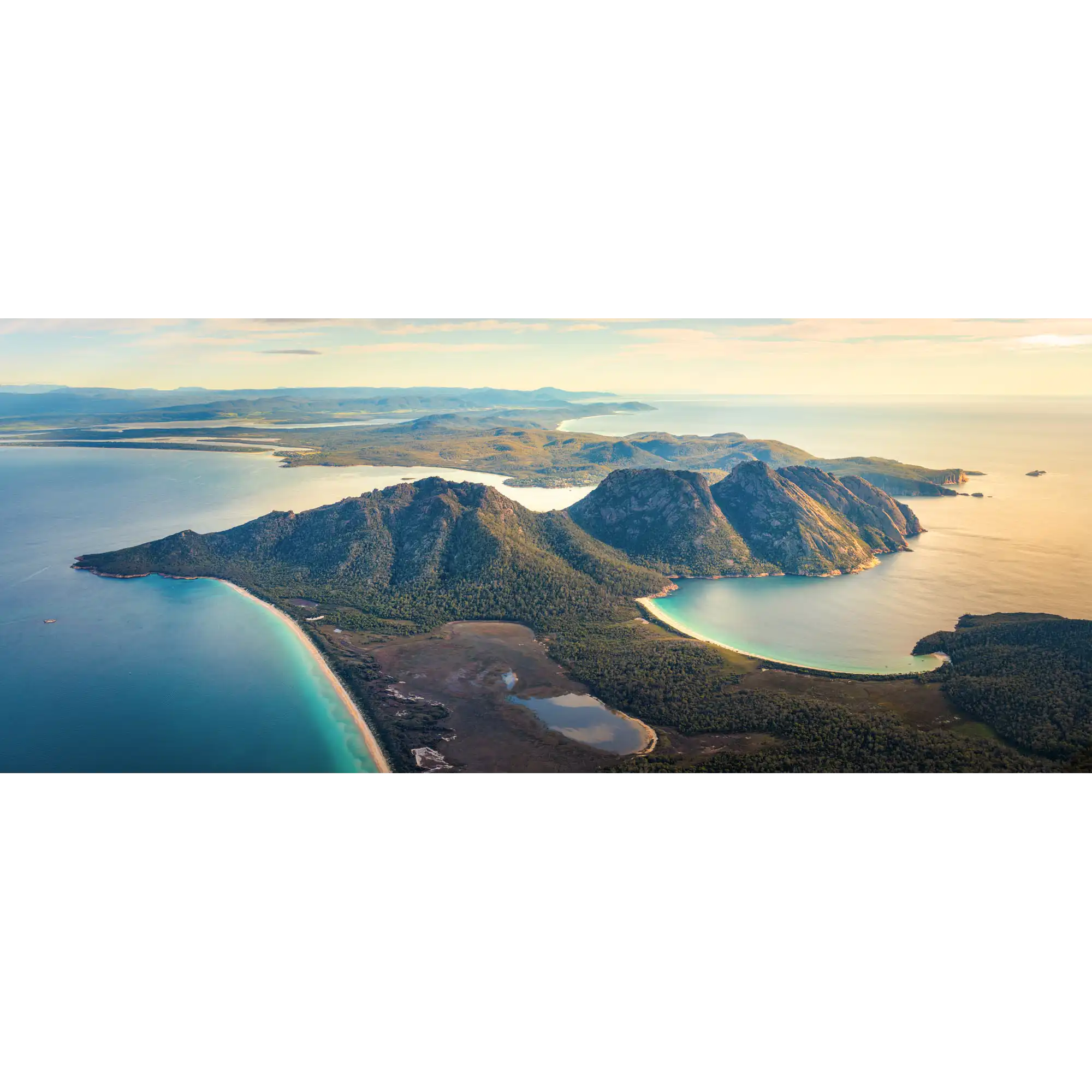 Freycinet Aerial by Luke Tscharke