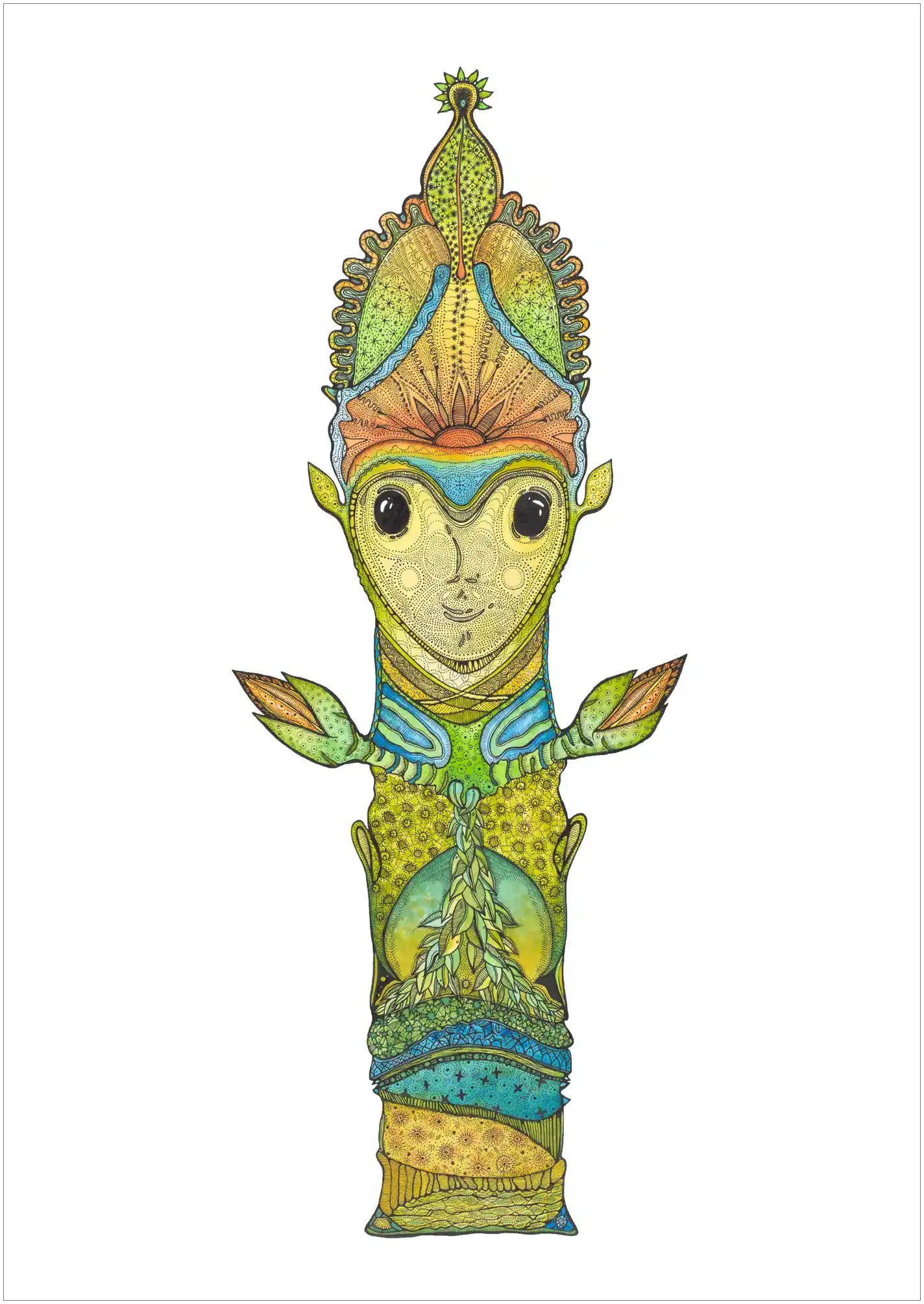 Summer lady bud by Tania Slapar-Koman