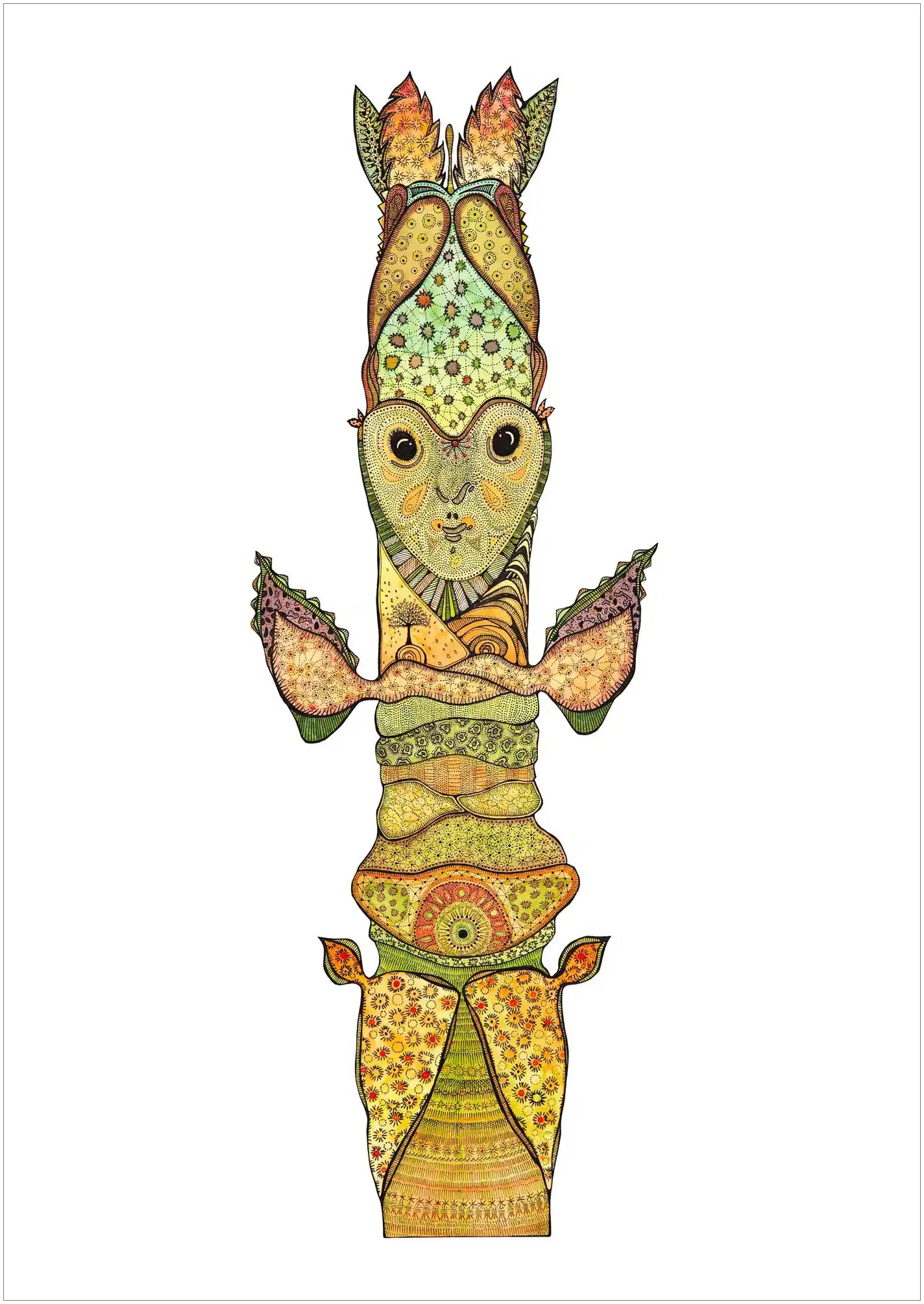 Autumn lady bud by Tania Slapar-Koman