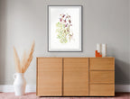 Tasmanian native orchids and clematis by Lynne Uptin