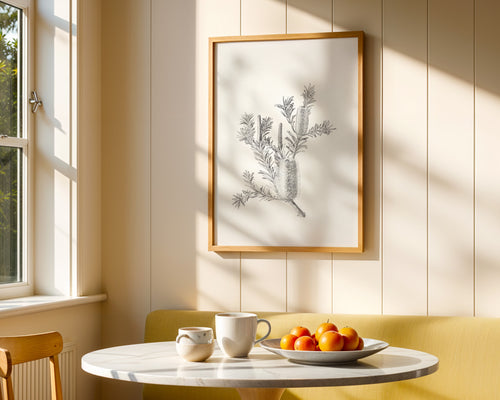 Banksia marginata by Lynne Uptin