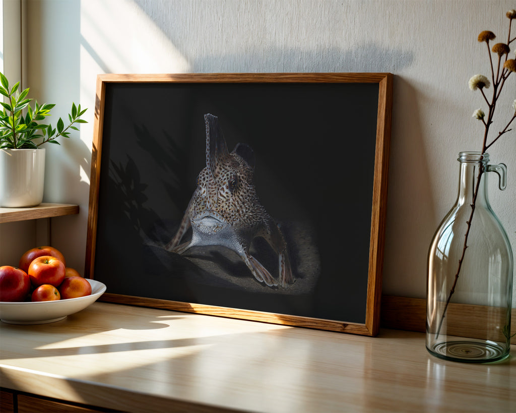 Spotted Handfish 2 "Endangered" by Tasha Waller