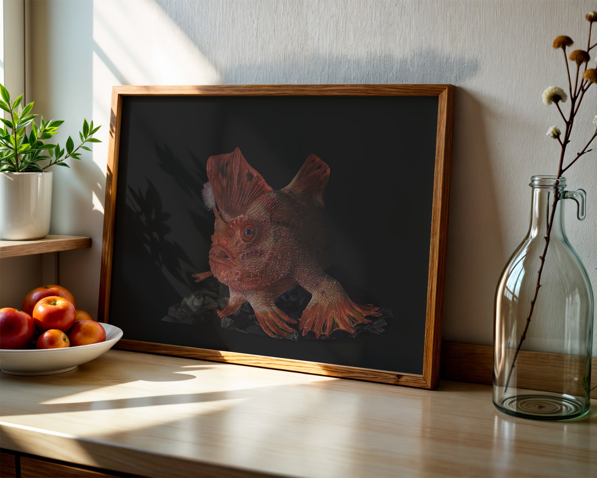 Red Handfish "On the Brink" by Tasha Waller