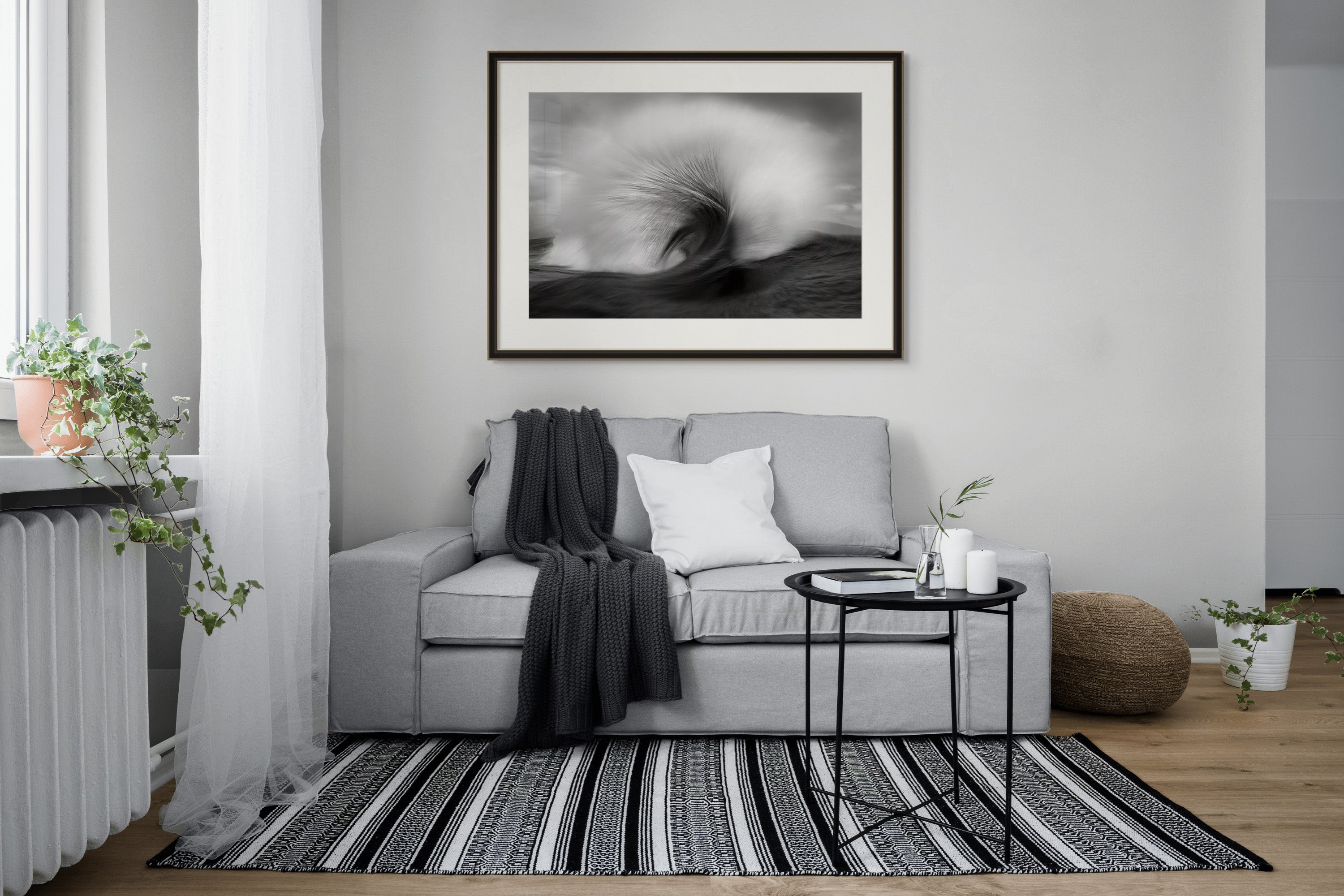 Spiral - Black and White by Nick Nairn-Smith