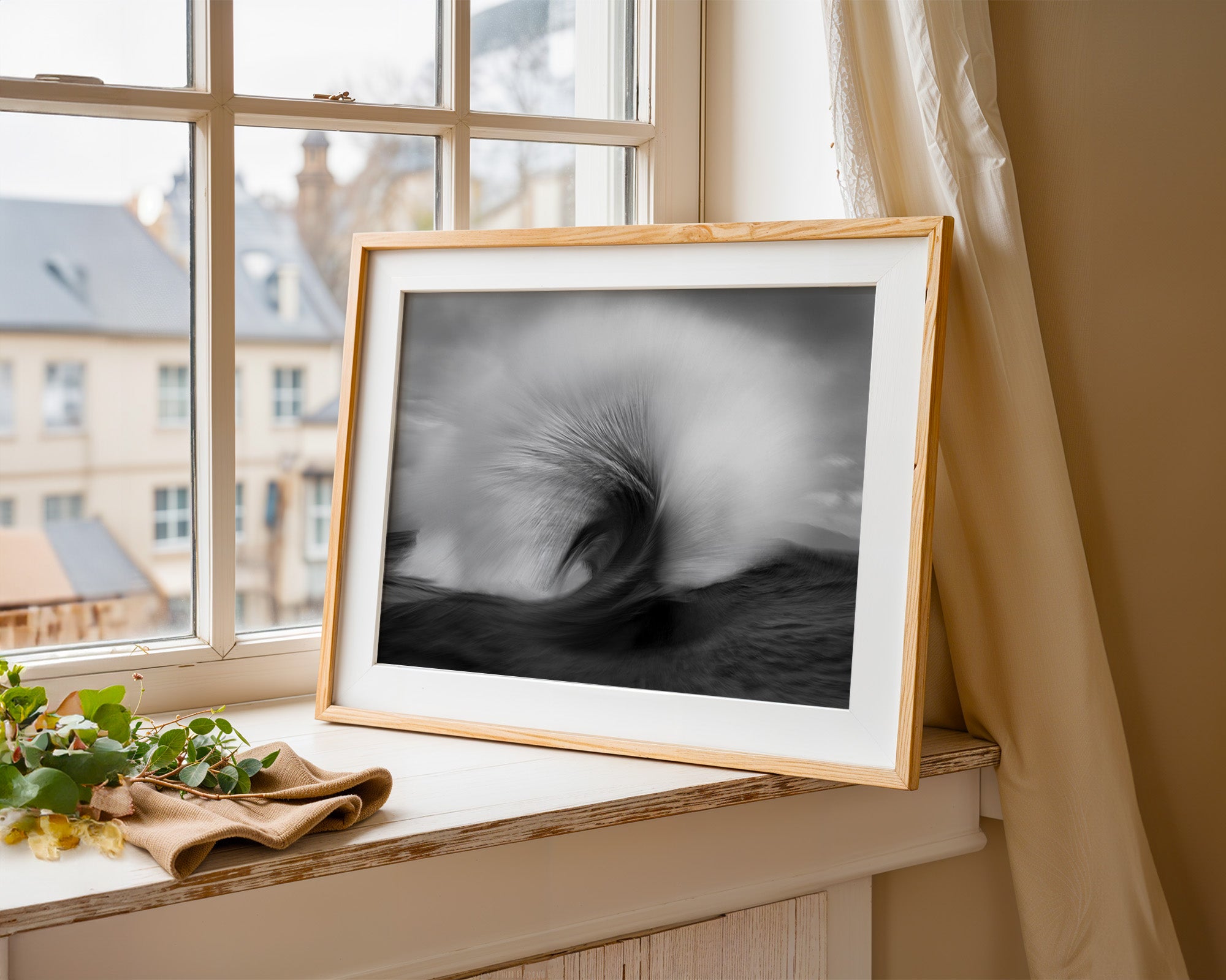 Spiral - Black and White by Nick Nairn-Smith
